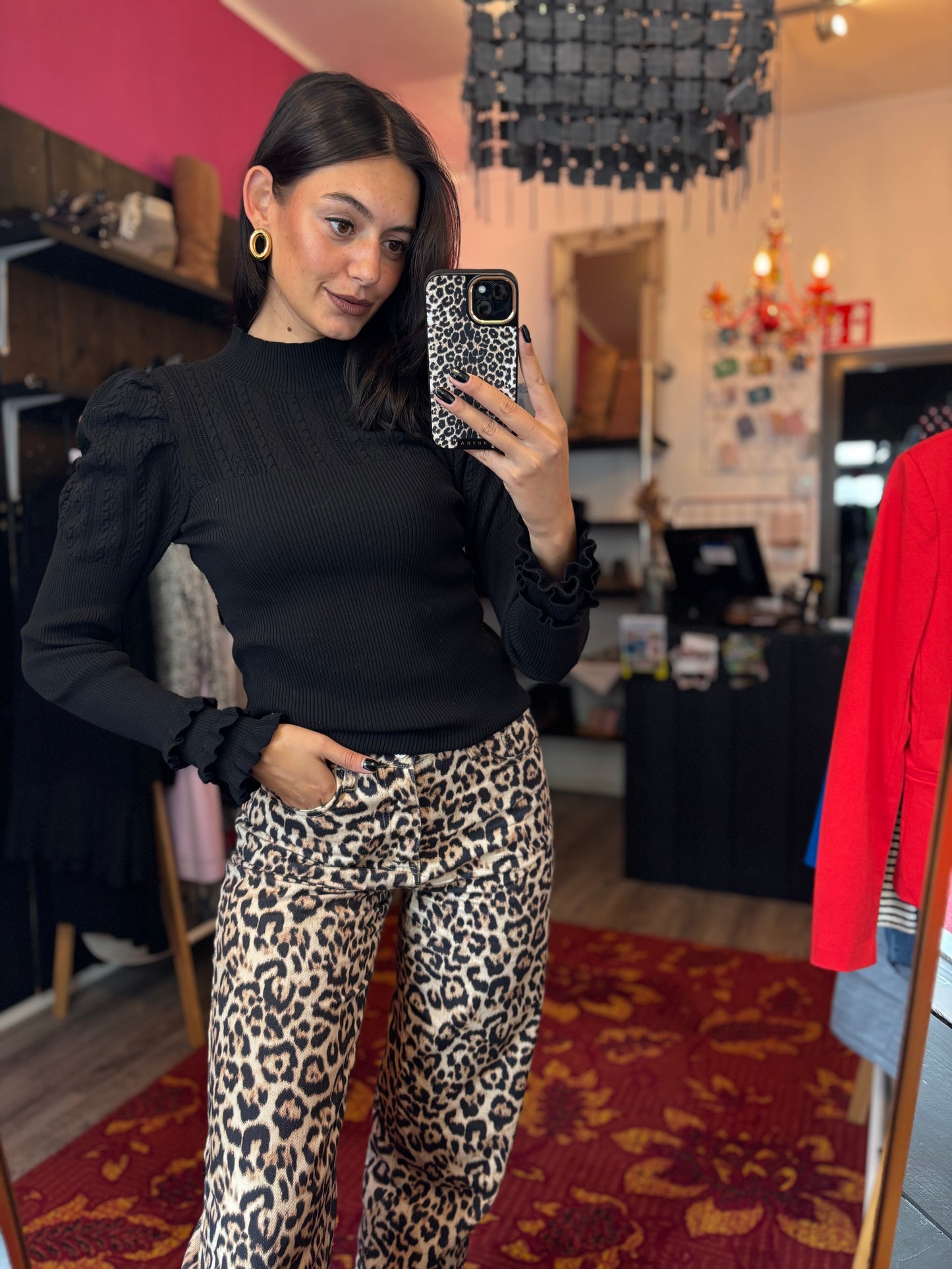 458-16 River Island top maat 14