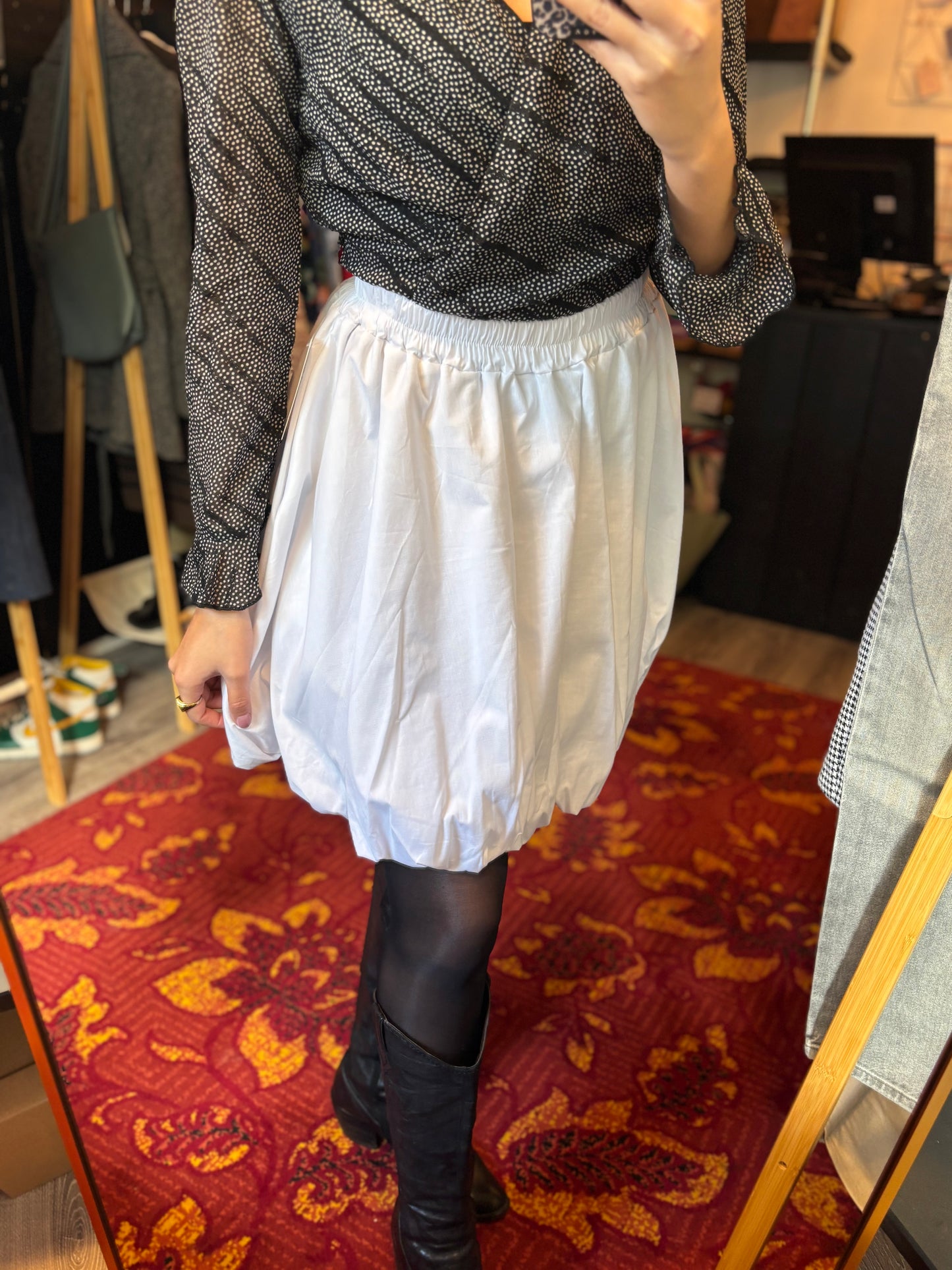 459-23 ByNaoom ballonrok maat 42 t/m 50 nieuw