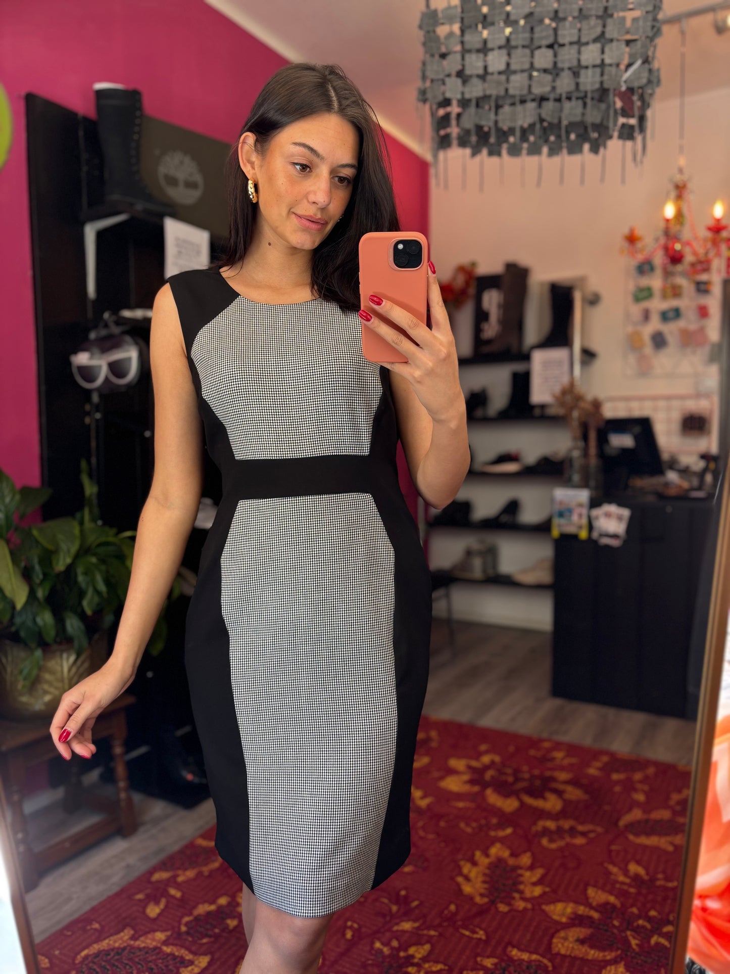 411-56 Calvin Klein jurk maat 8