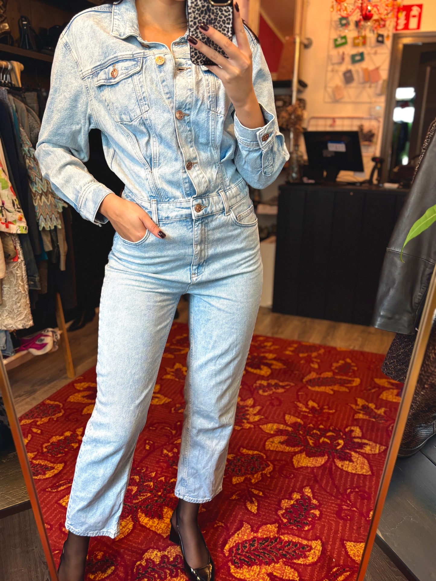 442-16 Only spijkerpak maat M