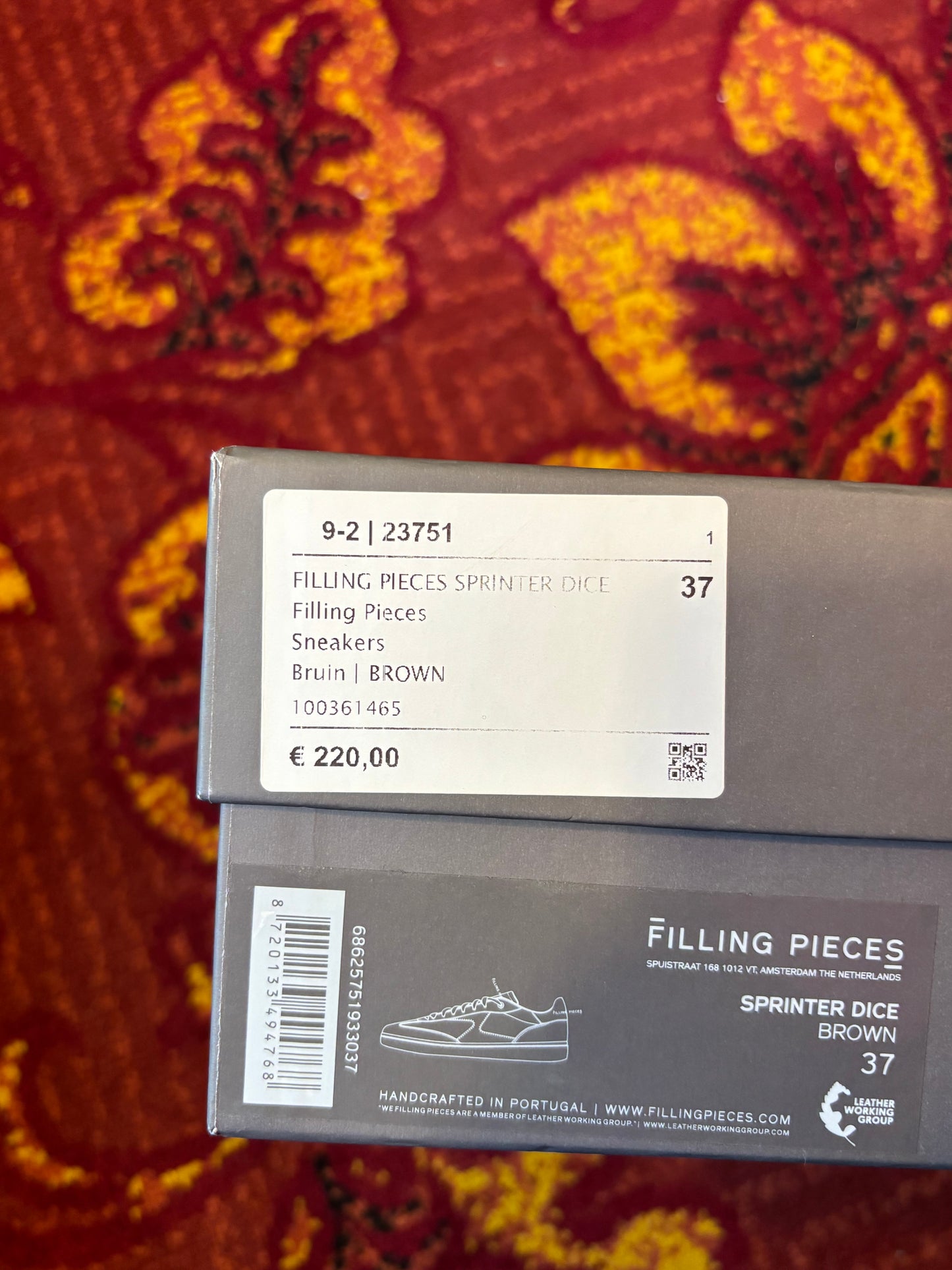 489-1 Filling Pieces sneakers maat 37 nieuw