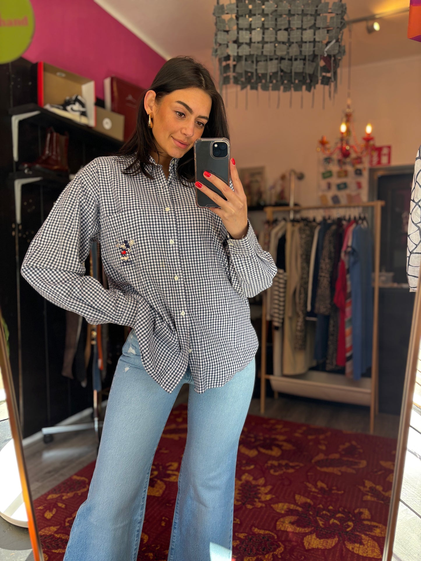 400-59 Vintage The Walt Disney Company blouse maat XXL