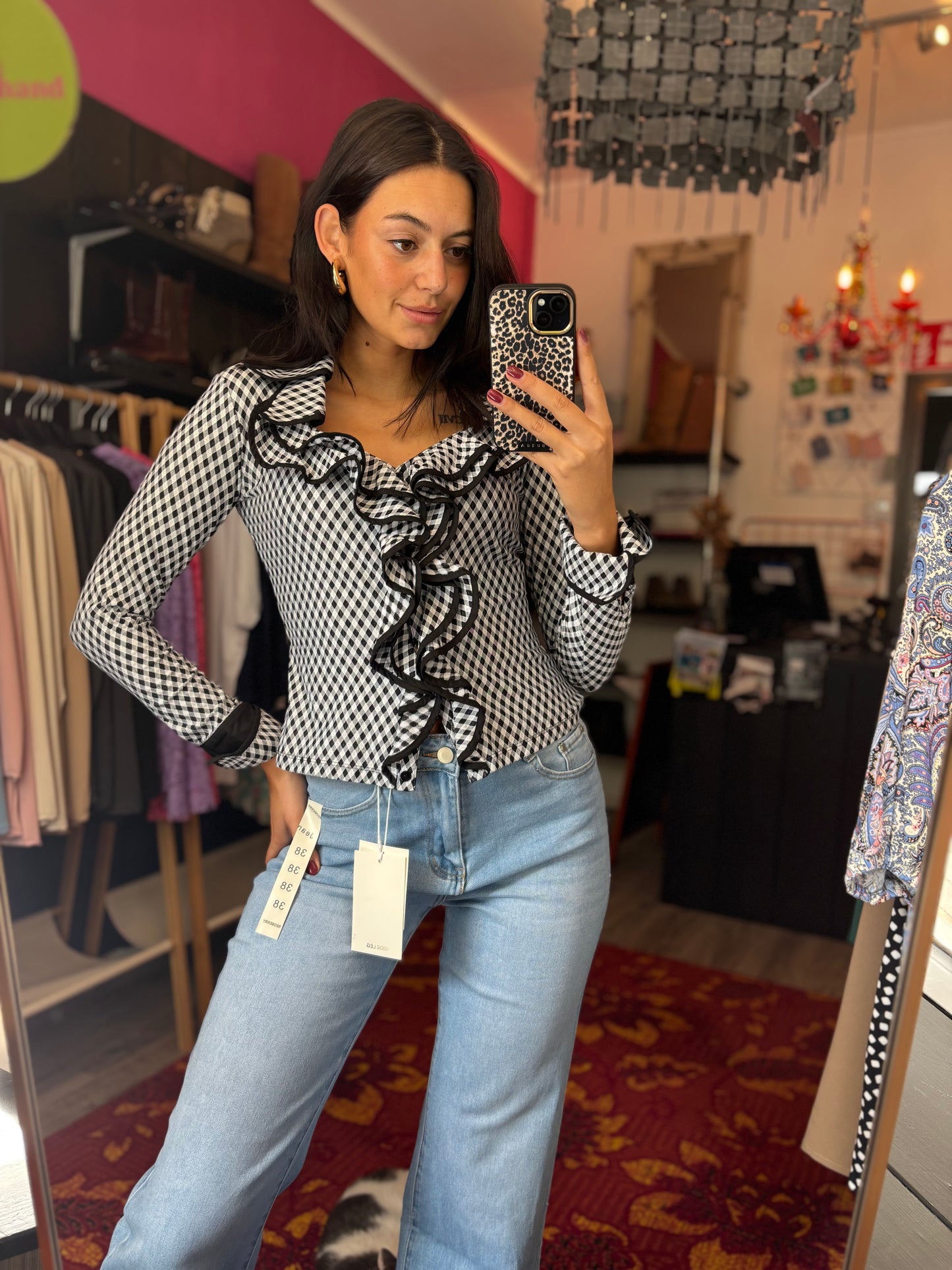 411-115 Blanc Nature blouse 38