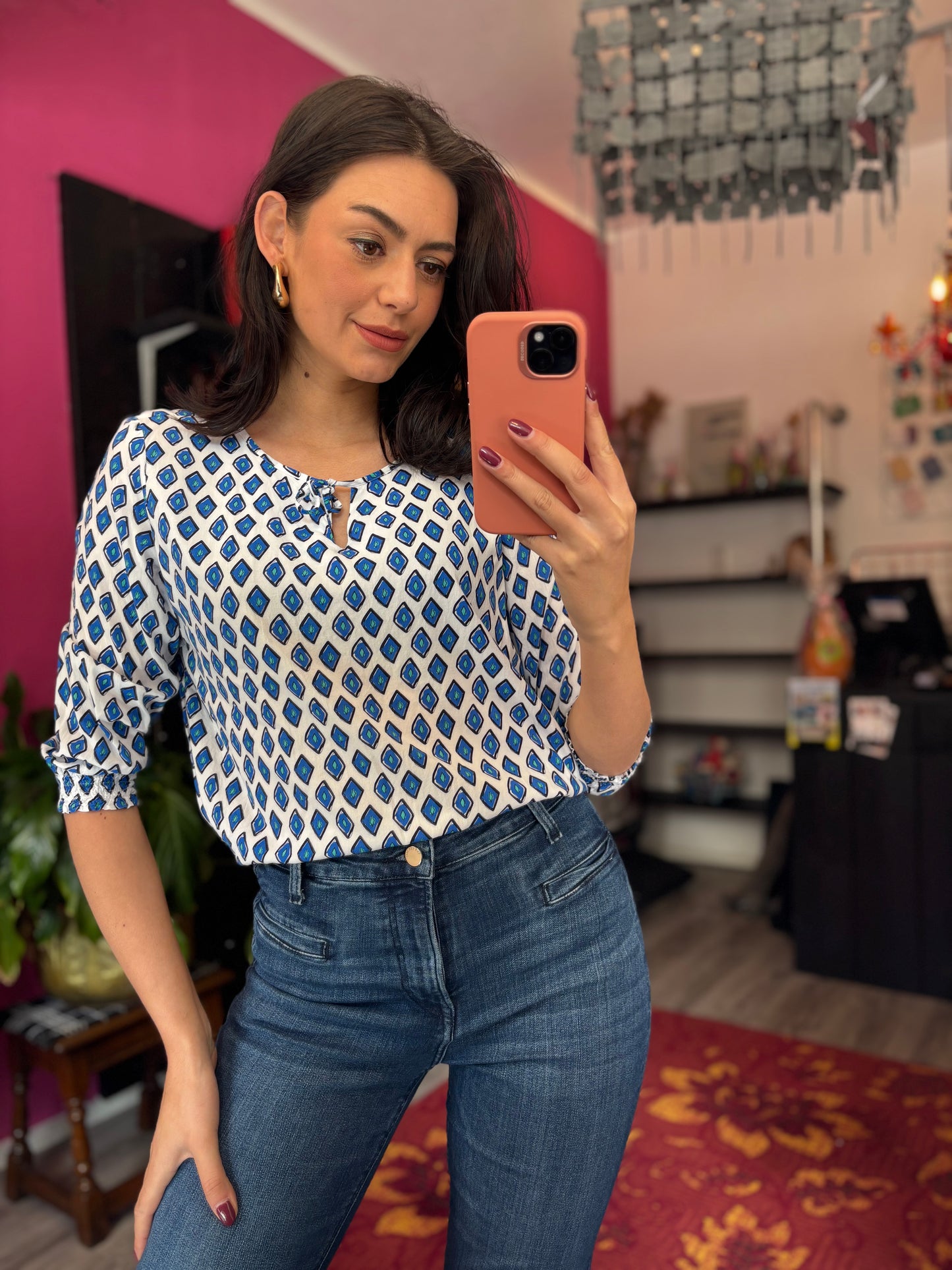 223-18 Comma blouse maat 40