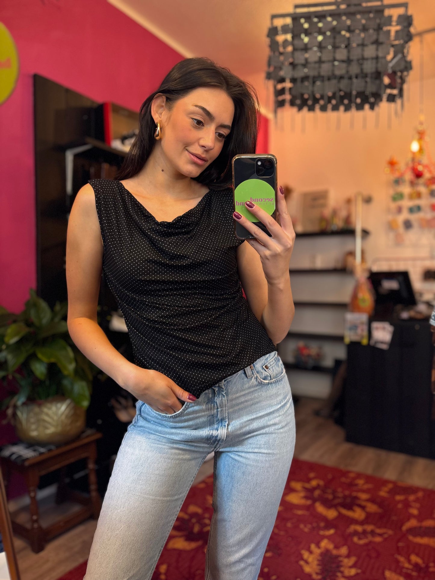 411-33 Expresso topje maat L