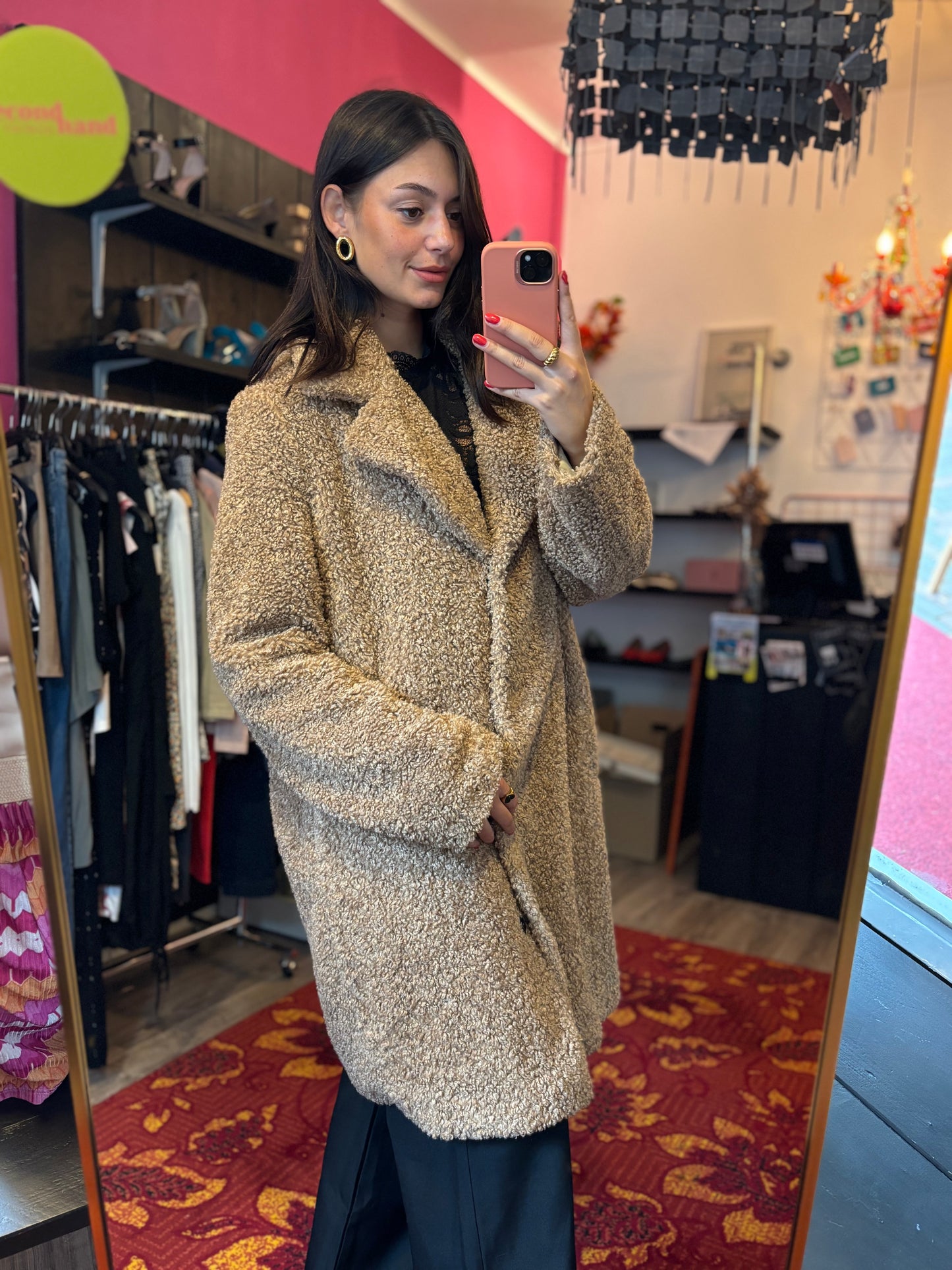452-45 Giacomo teddy jacket maat XXL