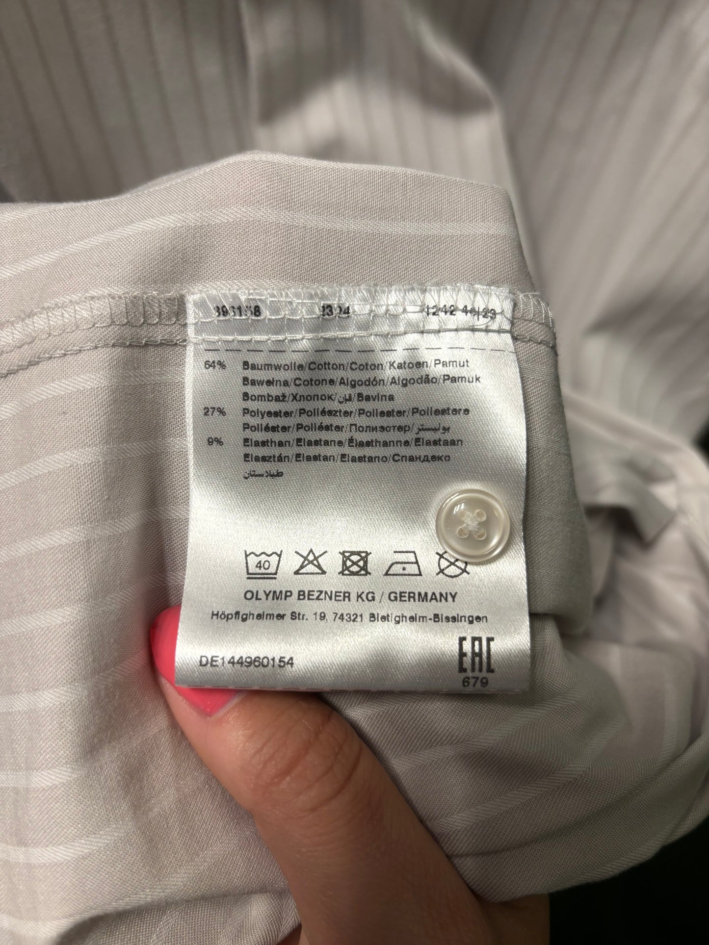 223-23 Olymp overhemd maat XXL