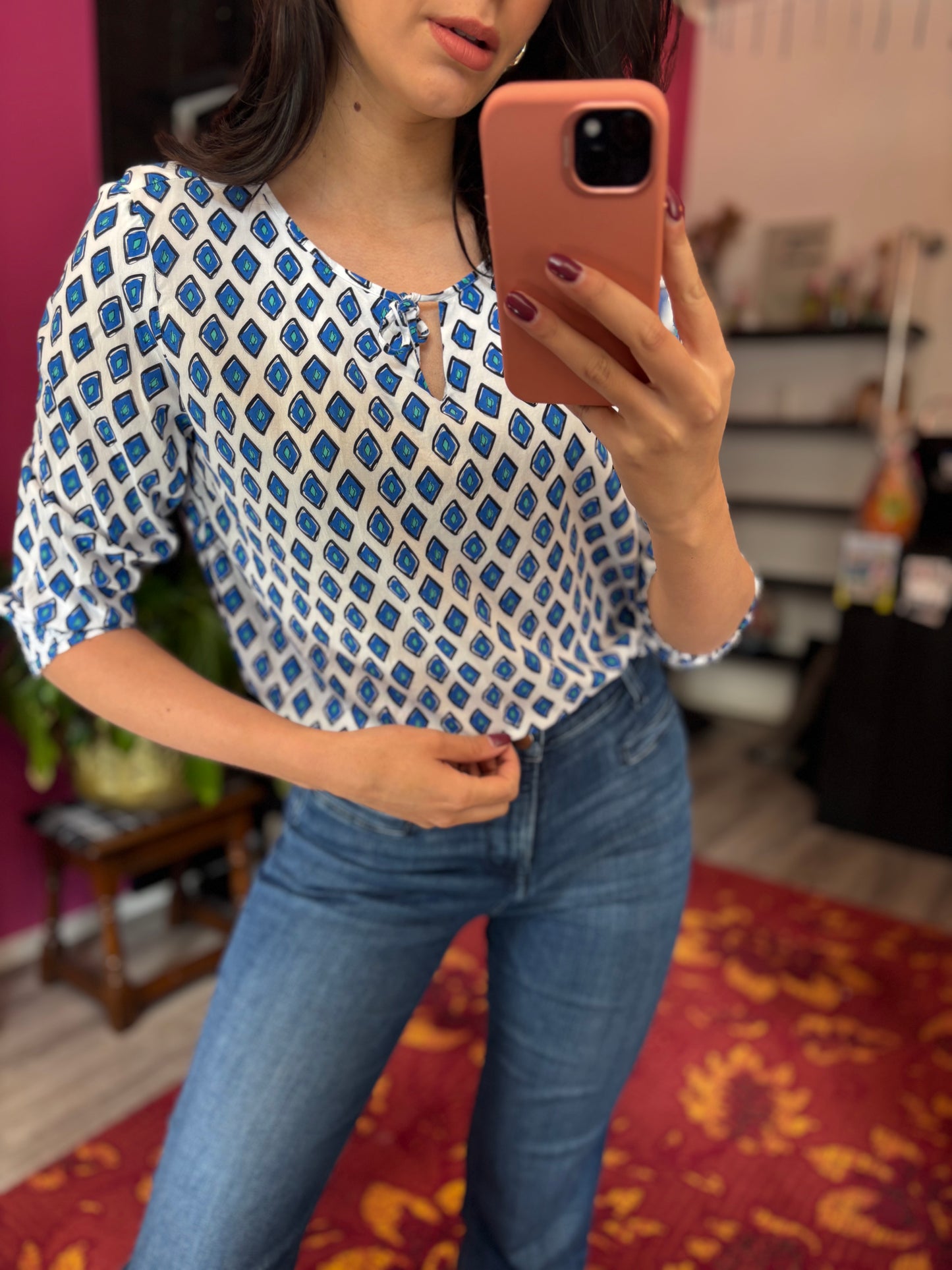 223-18 Comma blouse maat 40