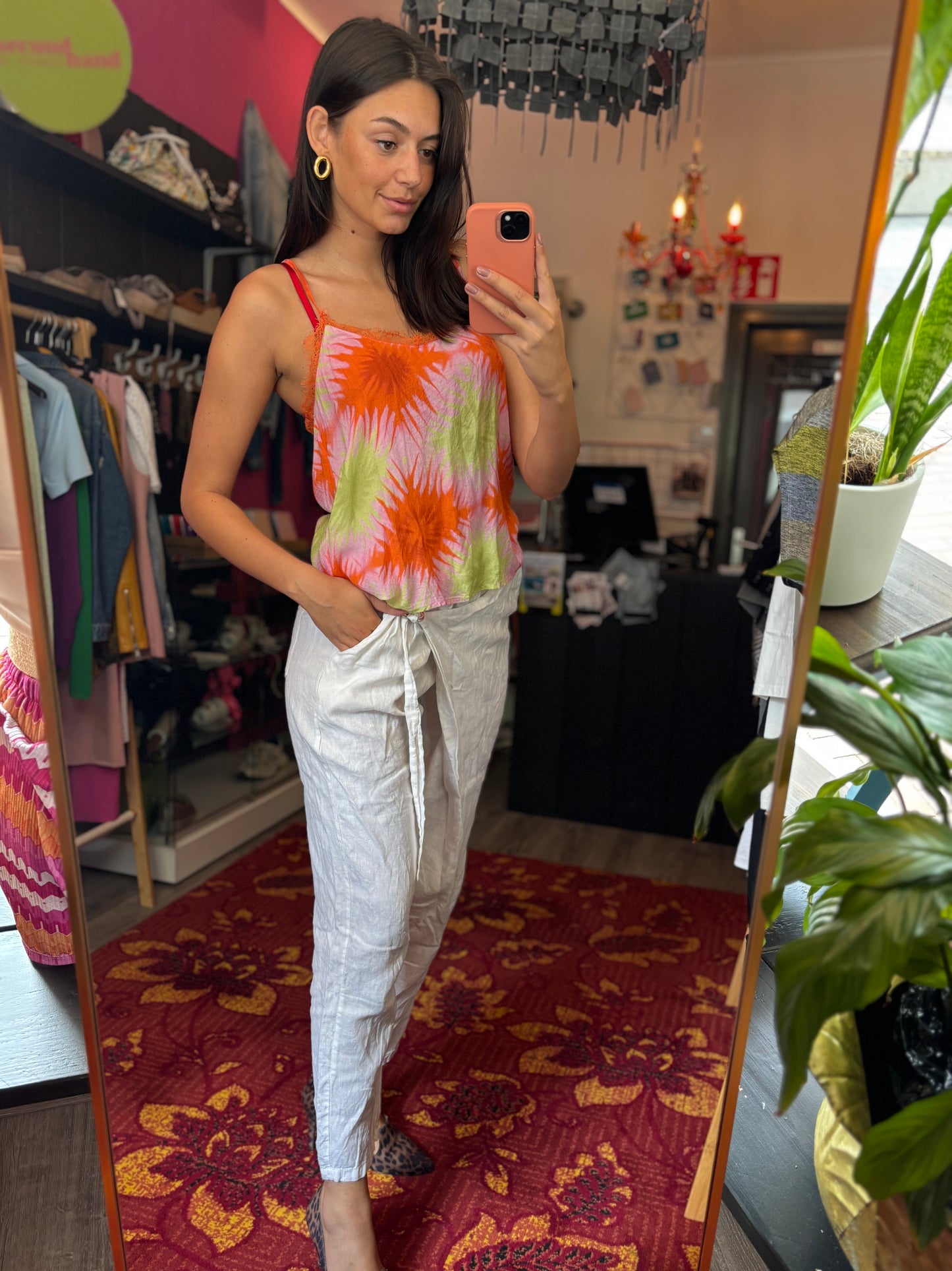 331-11 Xuna linen trousers size S