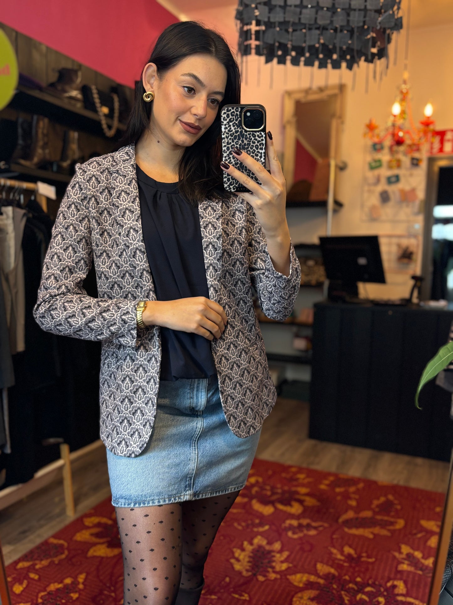 436-6 H&M blazer maat 38