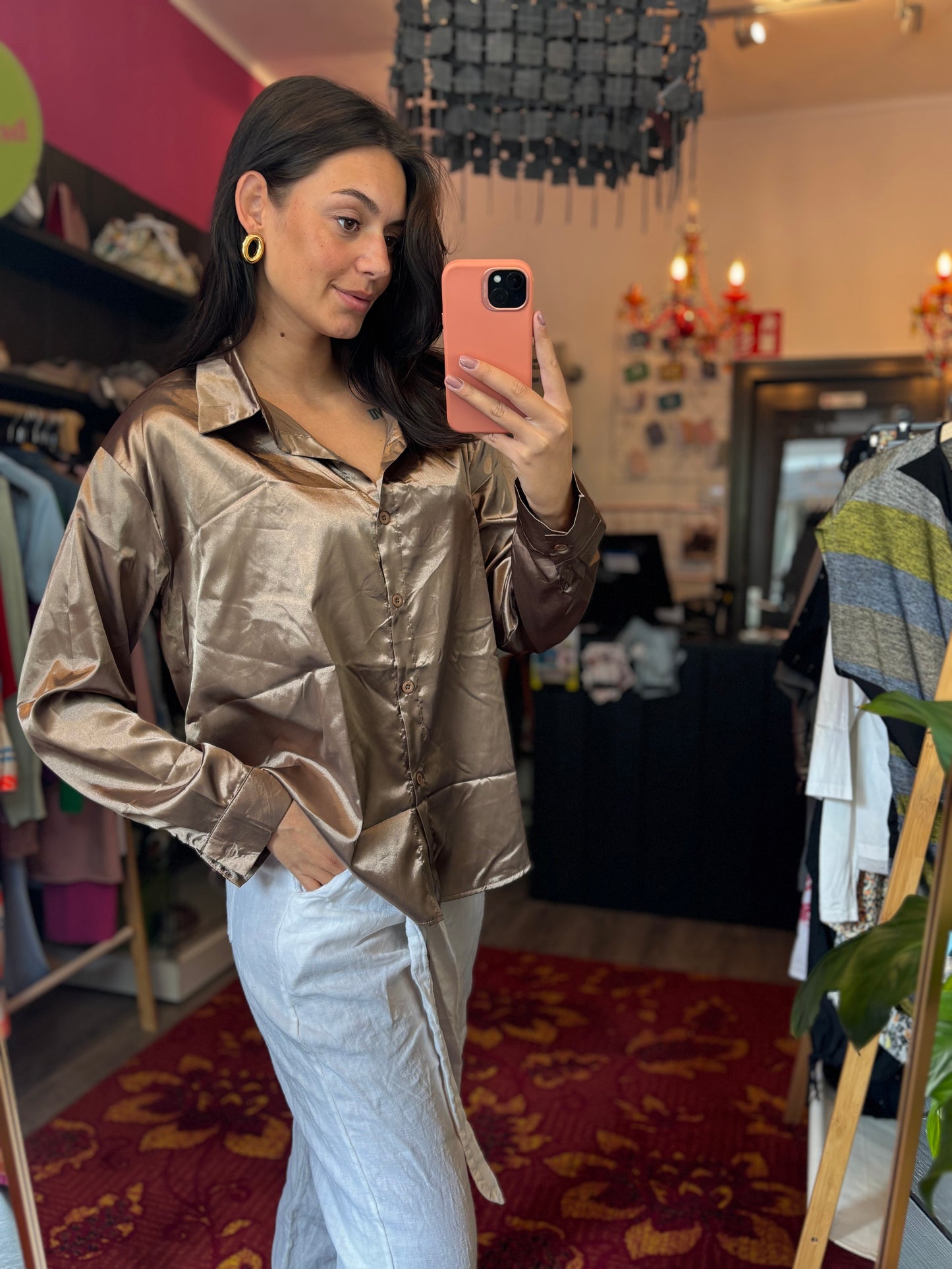 270-35 Blouse bronze size XL