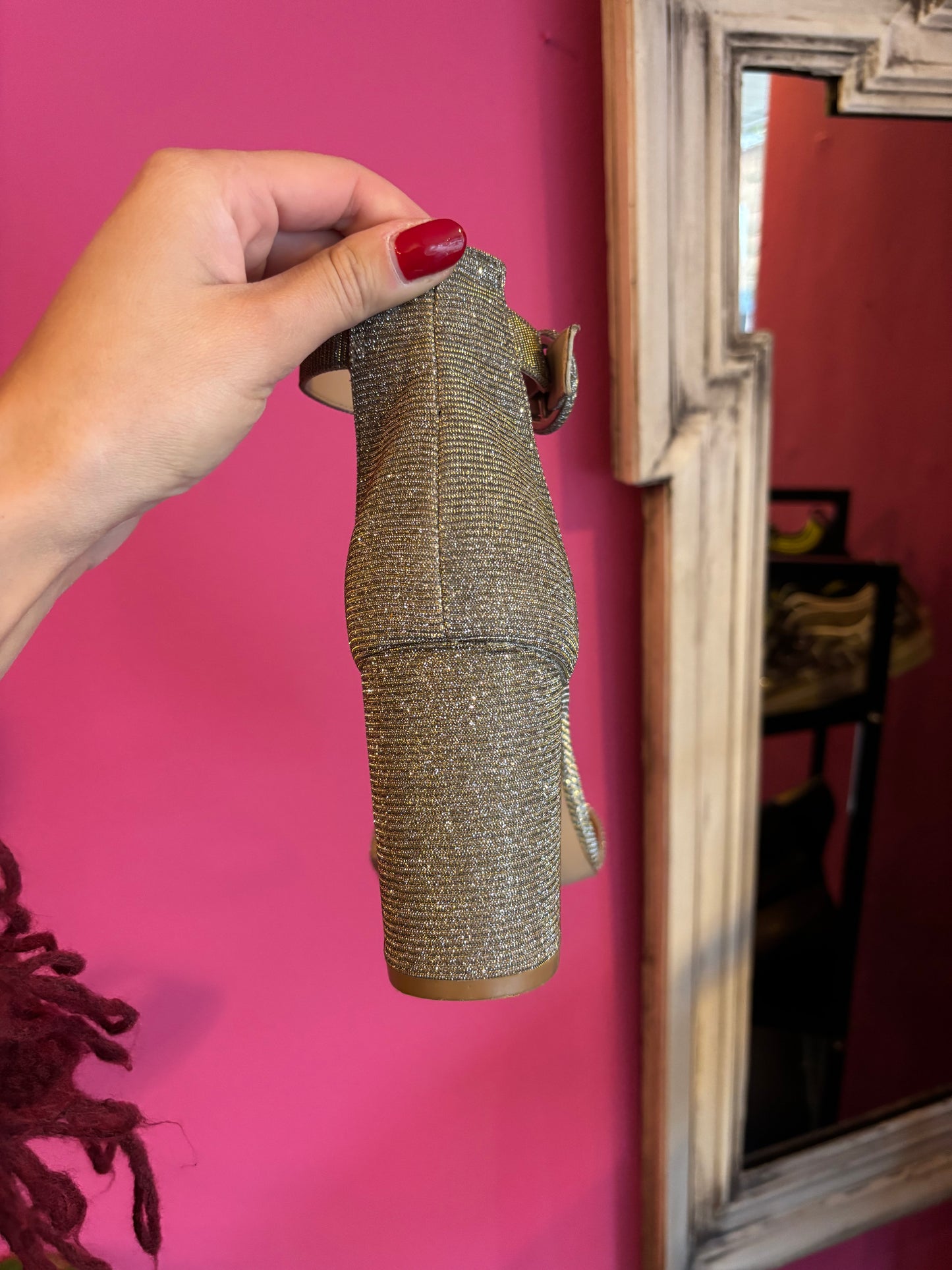 394-3 Camilia's glitter heels