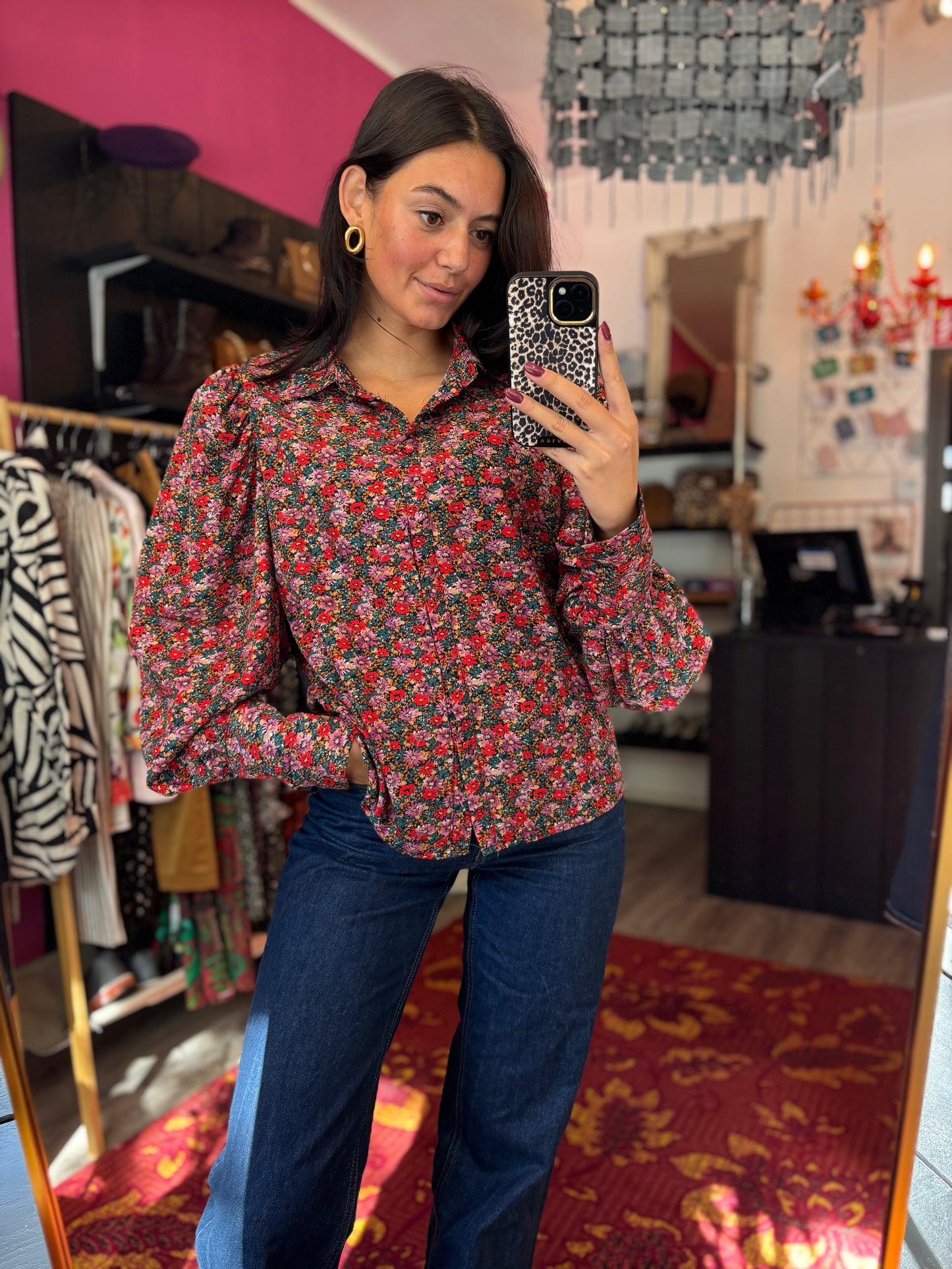 472-6 Loavies blouse maat L