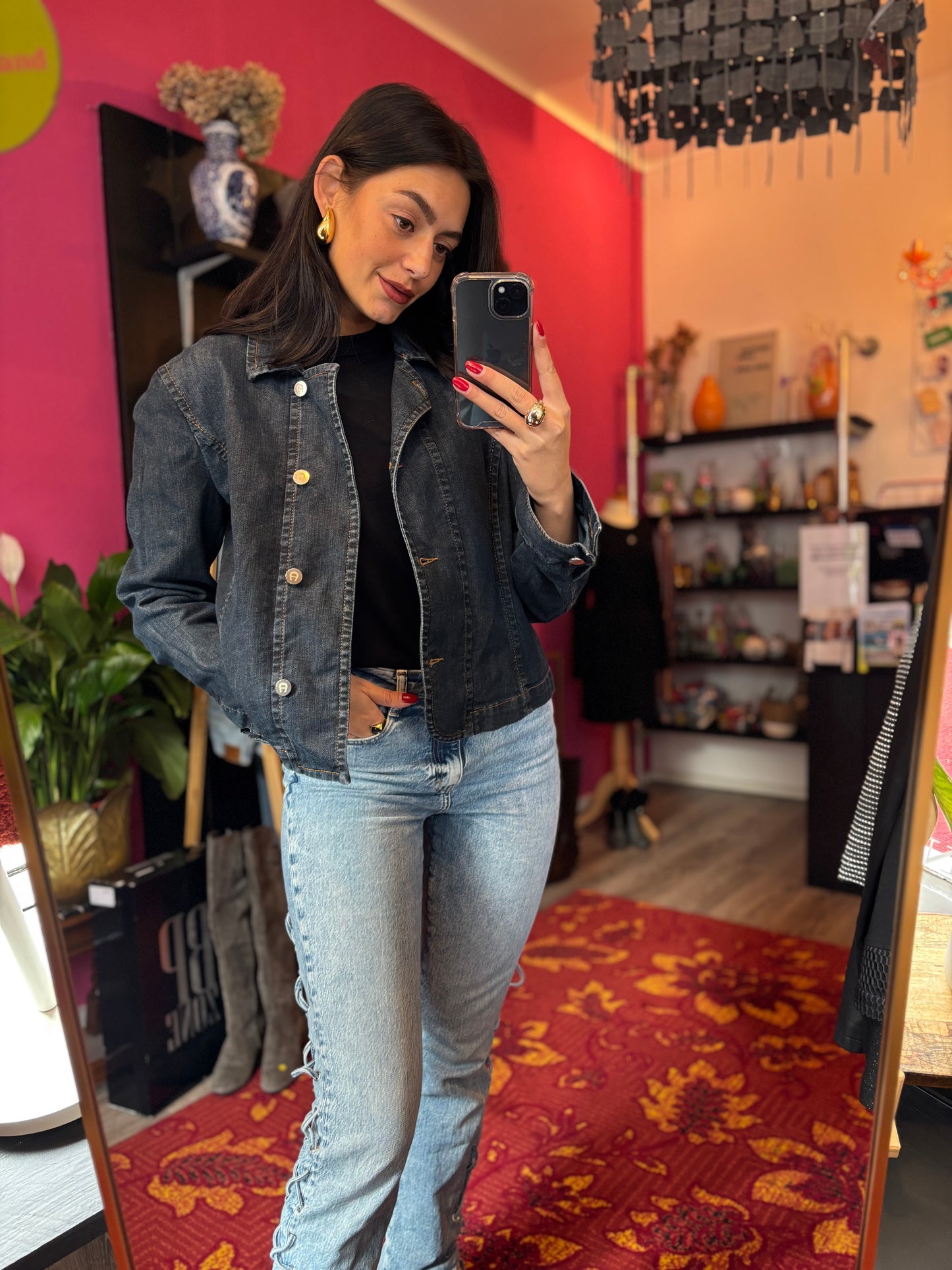 269-44 Aigner denim jacket