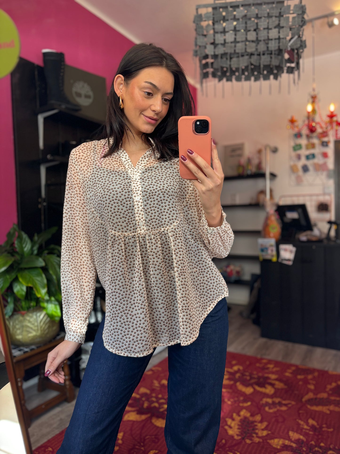 223-14 Jane Lushka blouse maat XS
