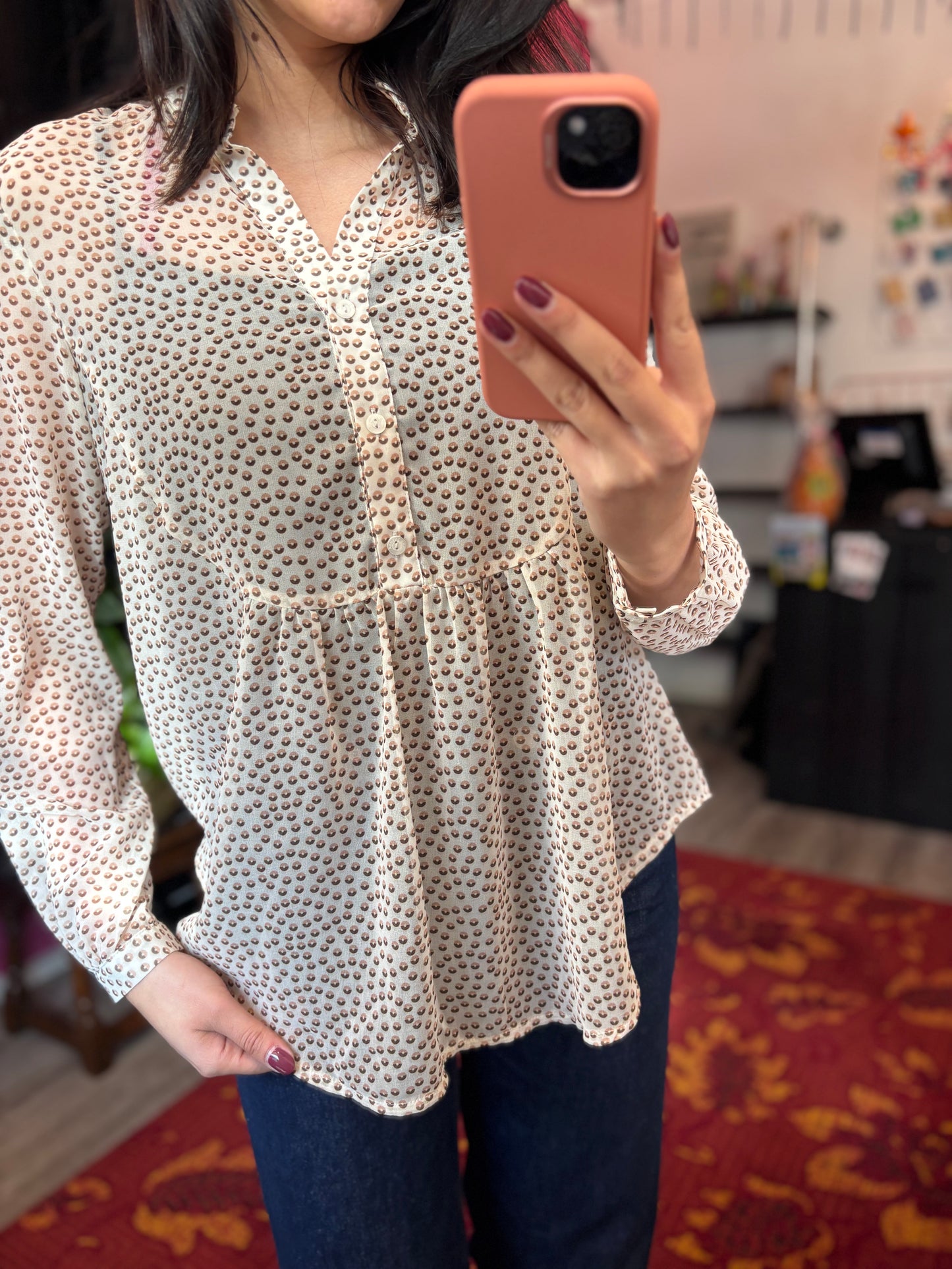 223-14 Jane Lushka blouse maat XS