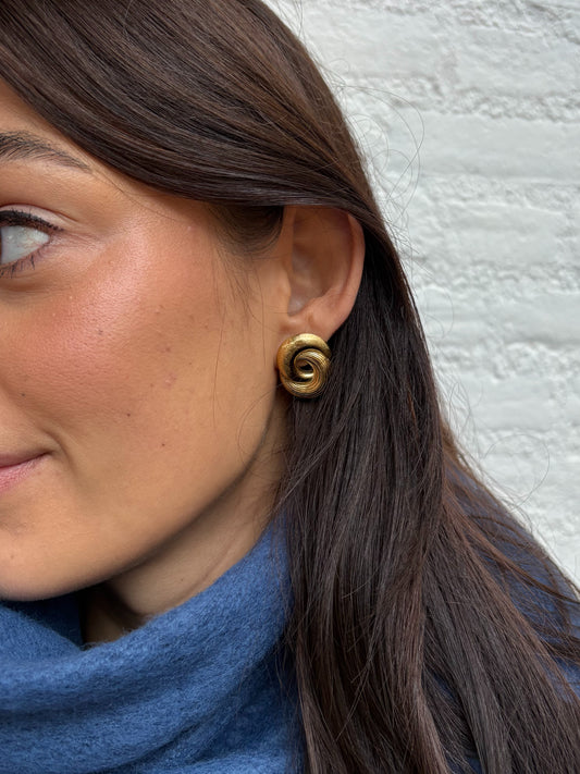 Oorbellen twist goud