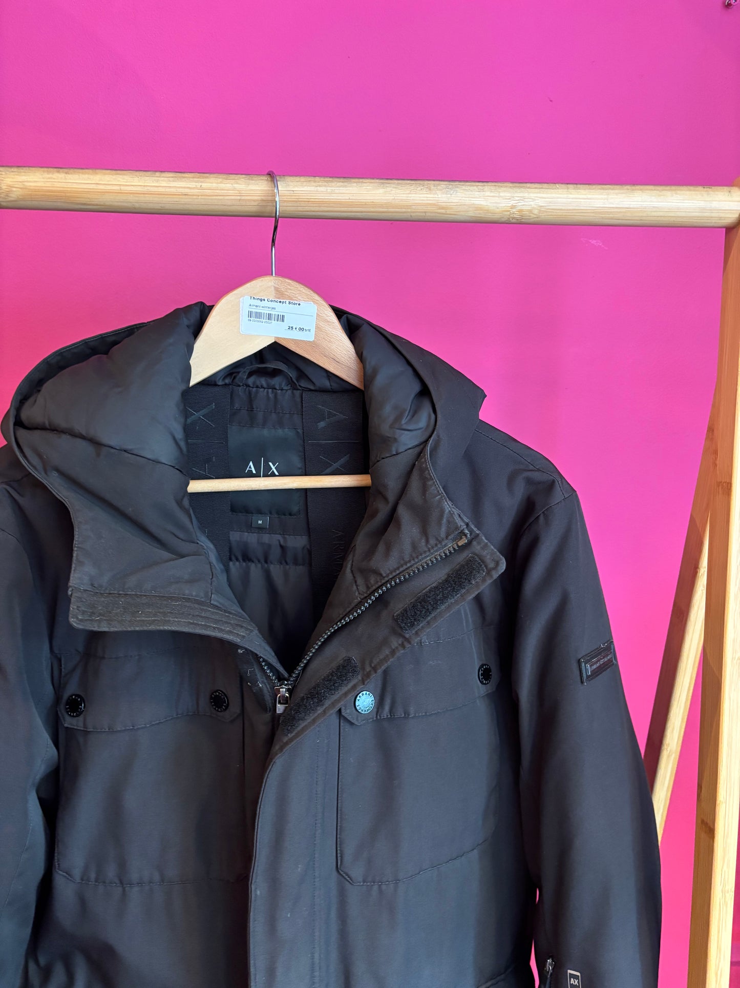 62-37 Armani heren winterjas maat M