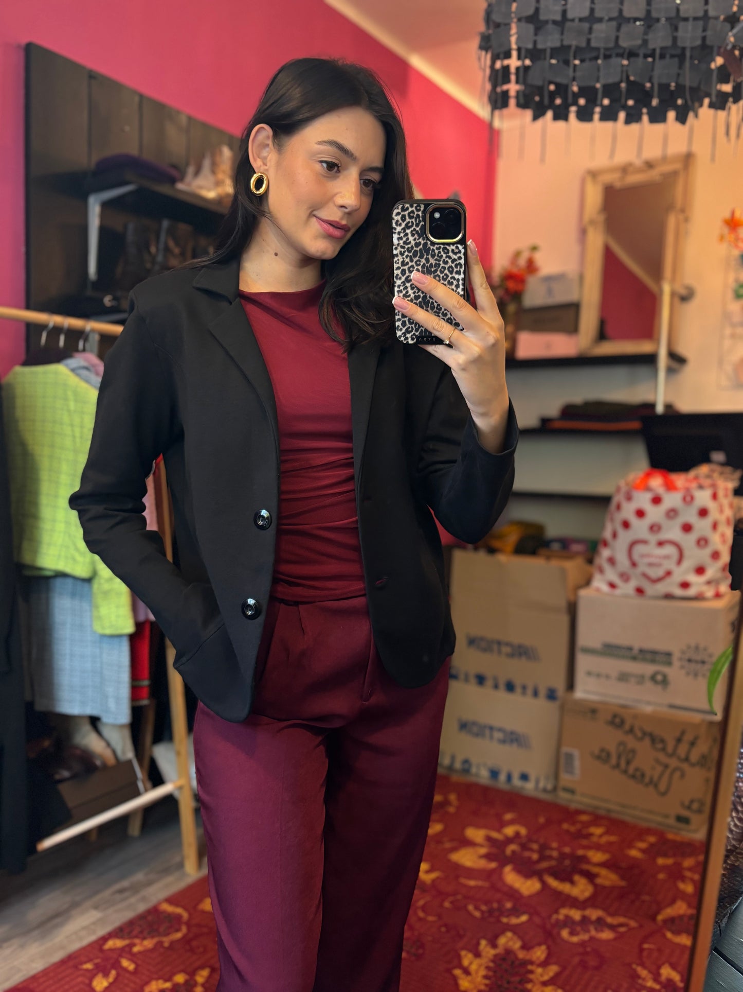 274-6 Enjoy blazer maat L