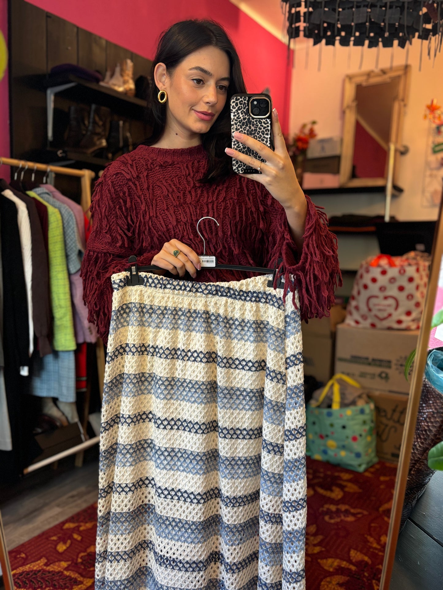 459-14 ByNaoom monaco lange rok 42 t/m 50