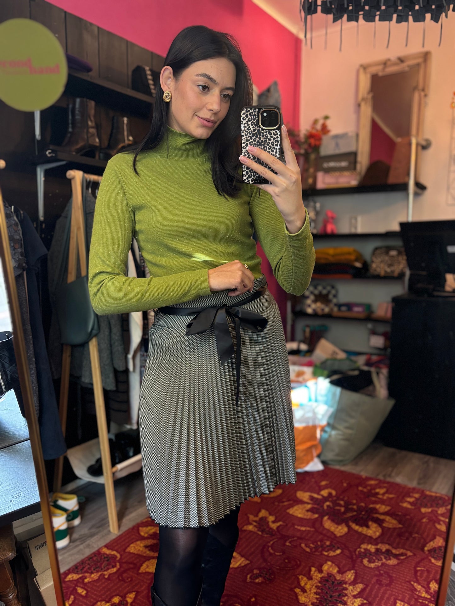 411-158 Strawberry plooirok maat 38