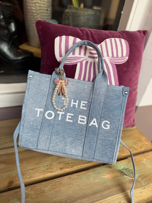 449-12 Blauwe shopper tas