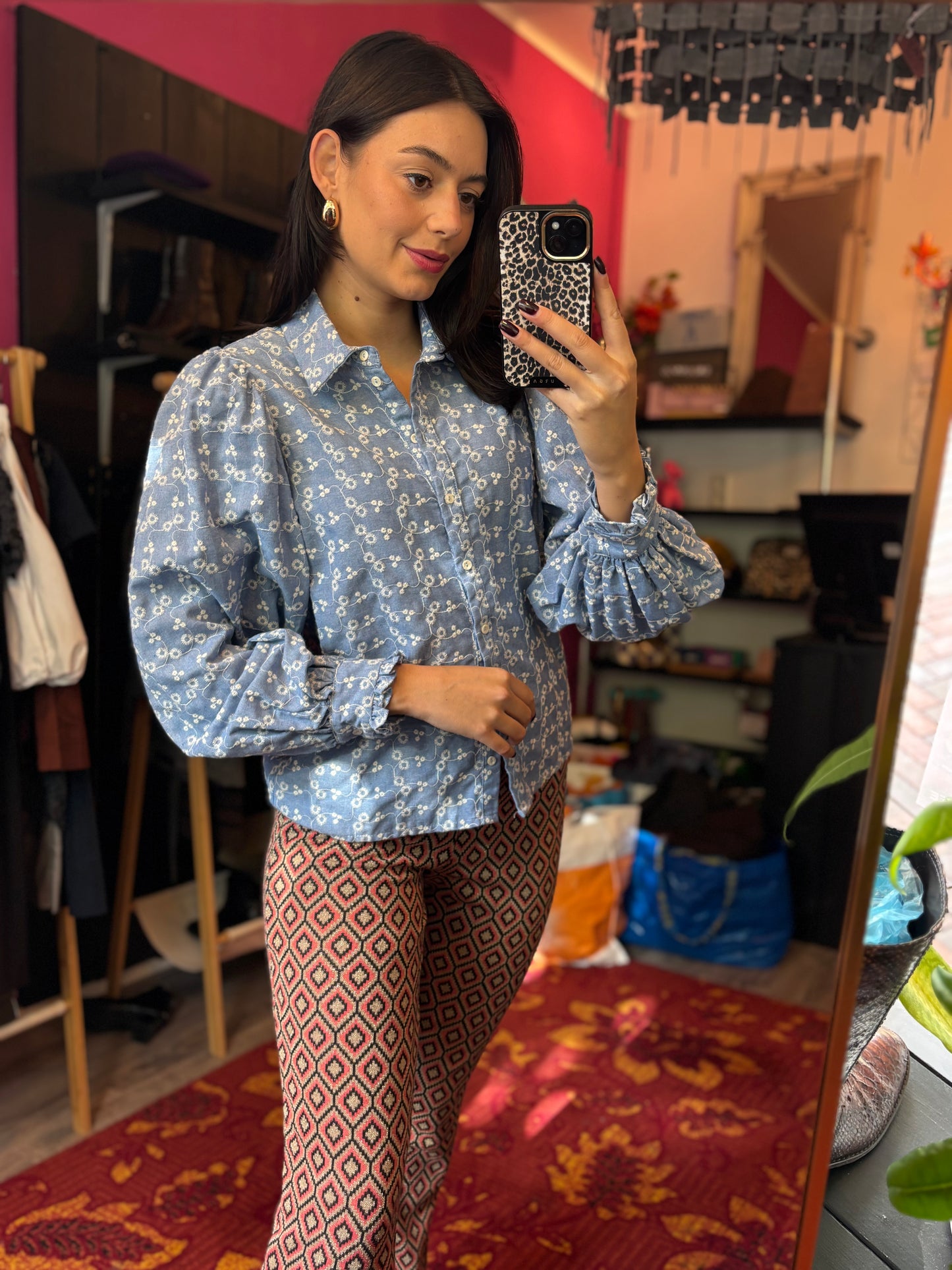 336-38 Rue de femme blouse maat 36