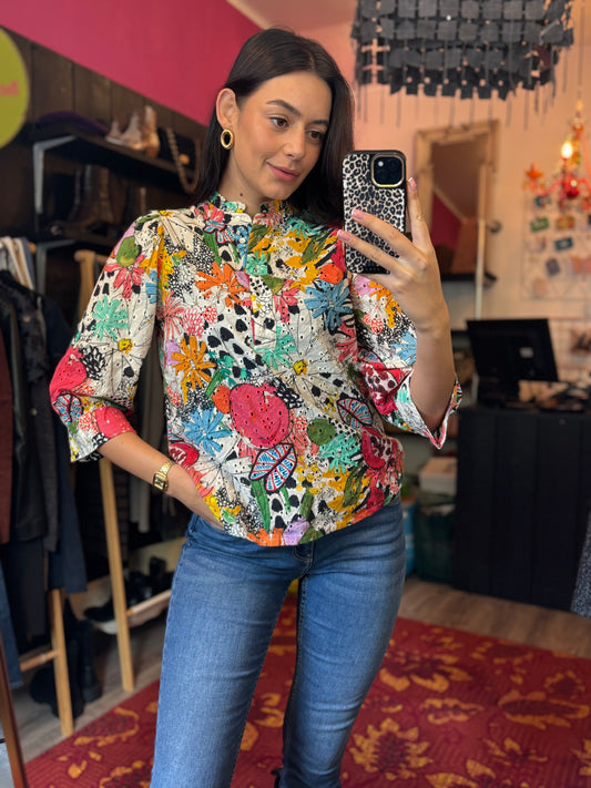 490-10 Pom Amsterdam blouse maat 34