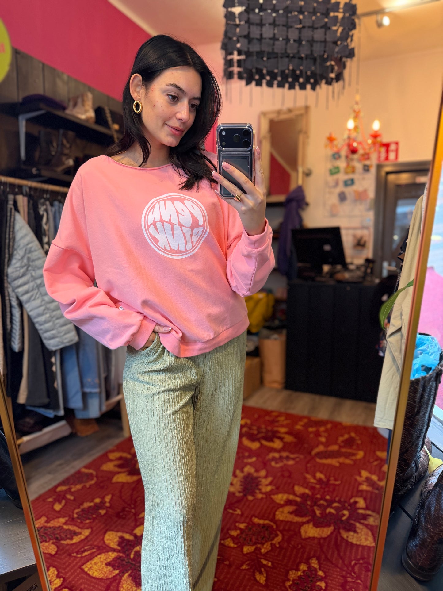 452-104 Penn&Ink fleece trui nieuw maat XL