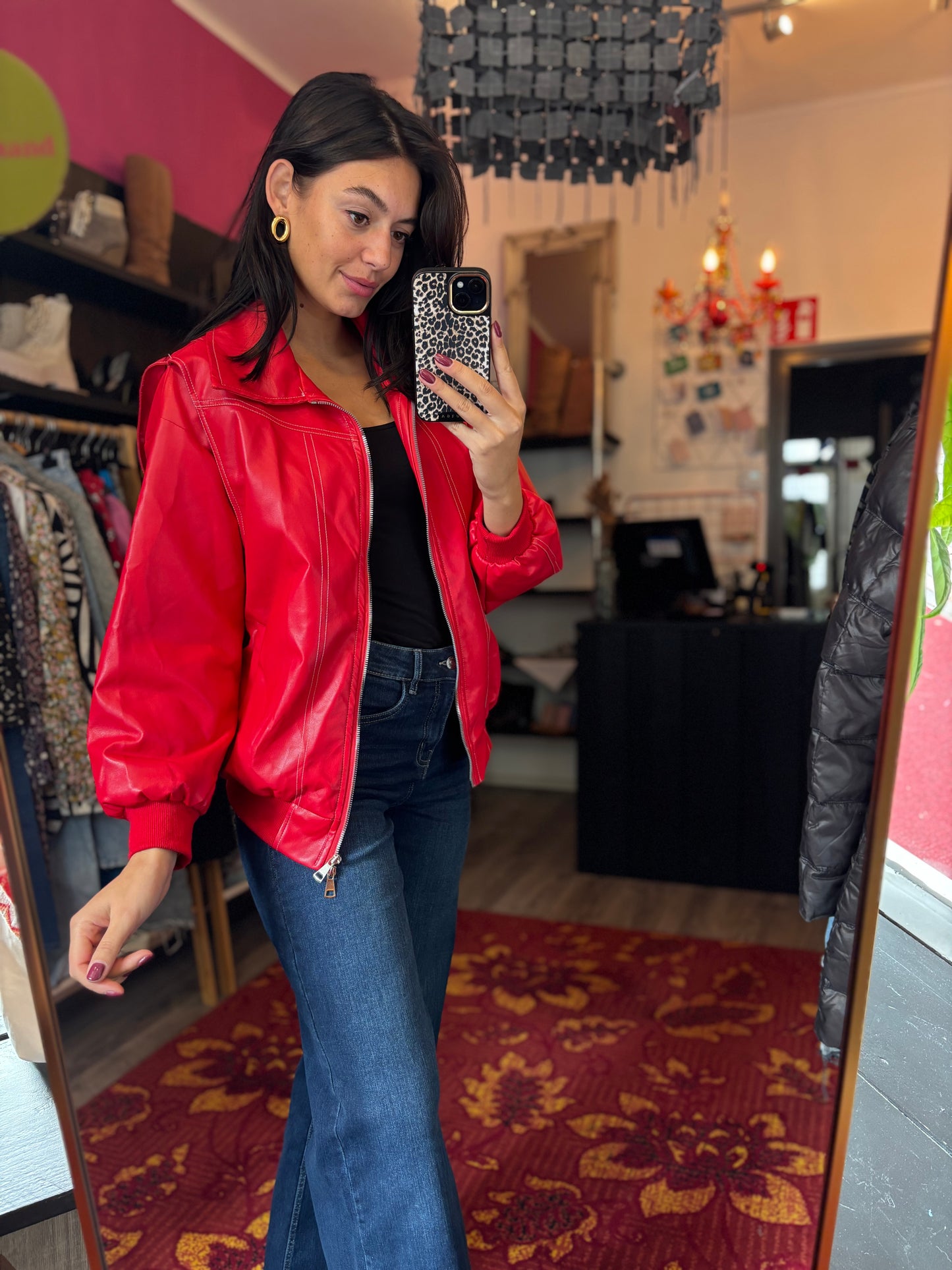 470-2 Rood jacket maat M