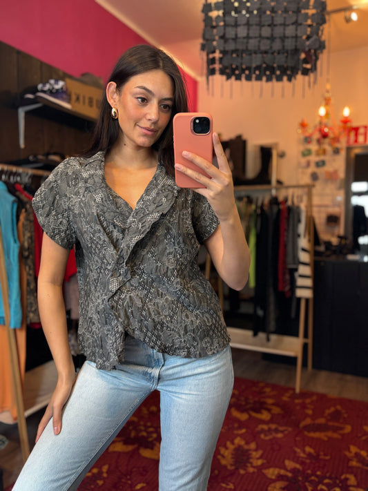 211-36 Silvia Heise blouse maat 46