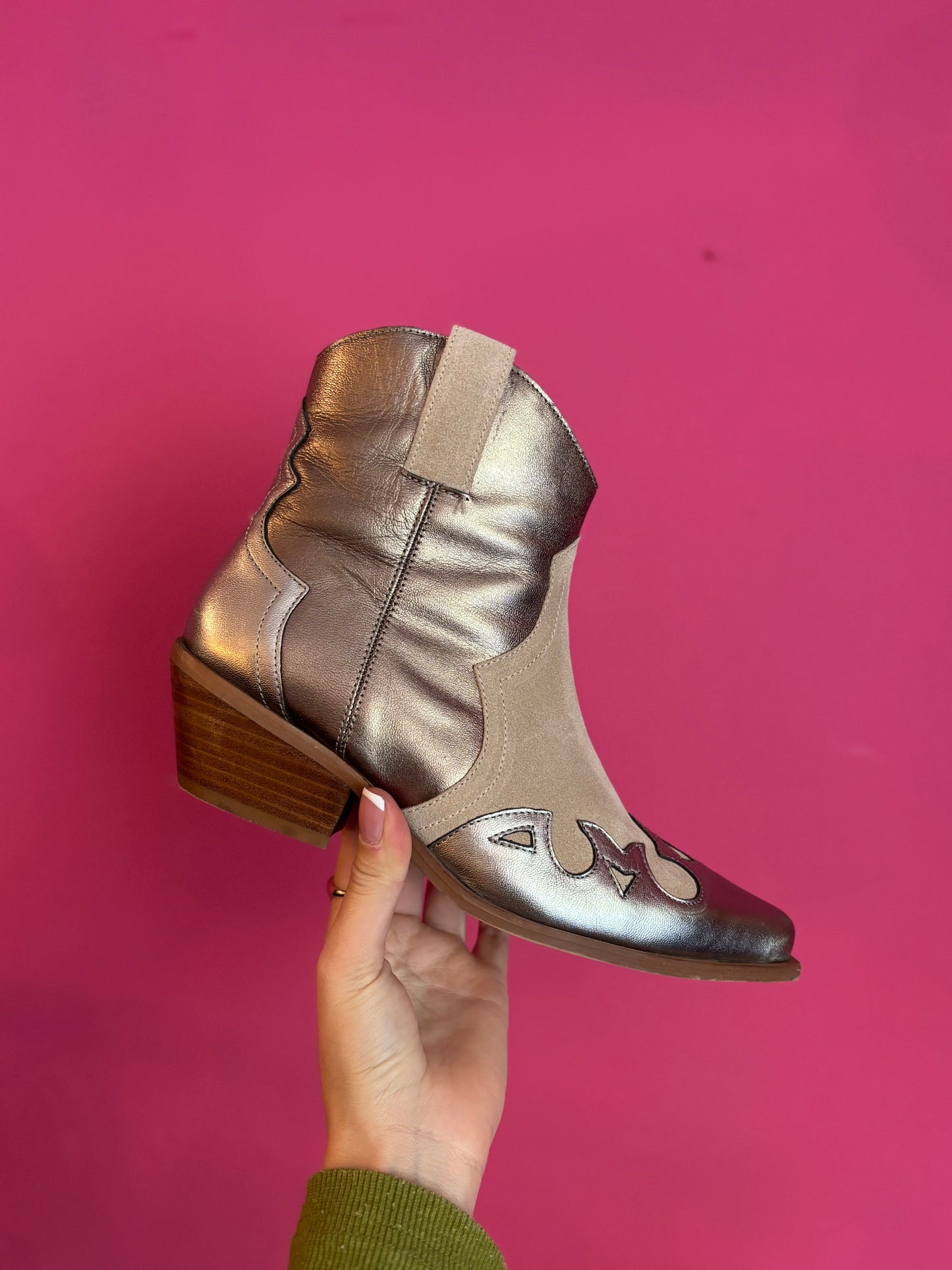 480-1 Manfield cowboy enkellaars maat 39