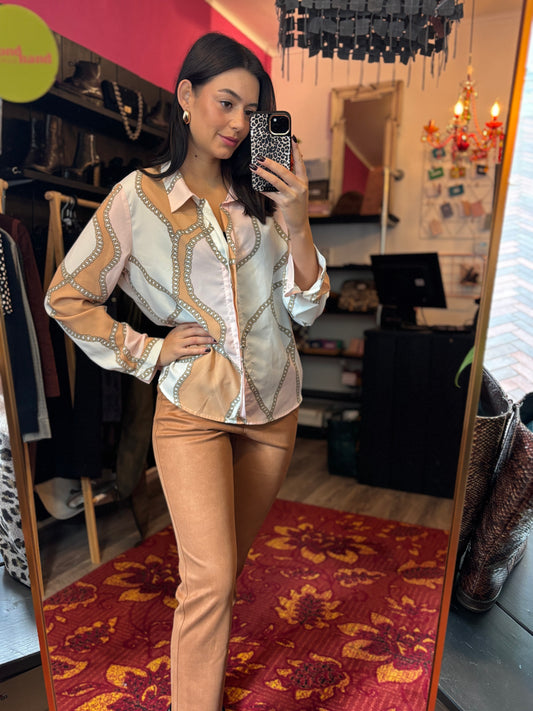 480-4 Cotton club broek maat M