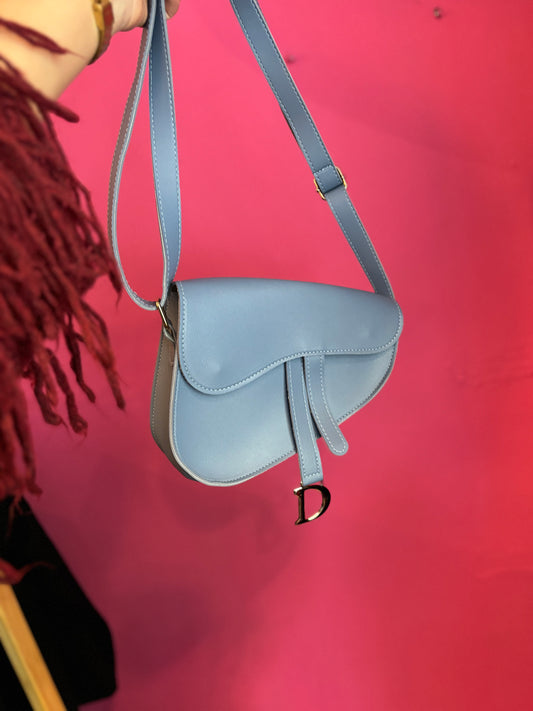 400-147 Blauwe schoudertas