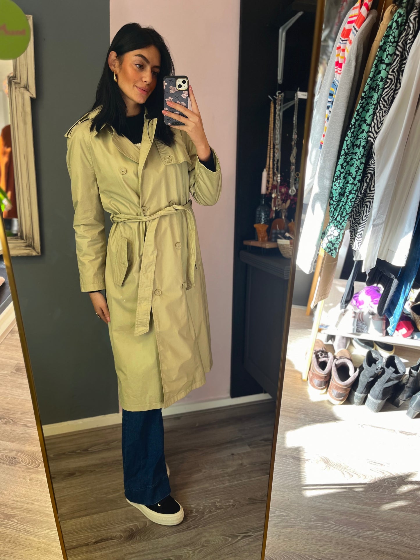 273-5 Laetitia Ivanez X Galeries Lafayette trenchcoat maat 42