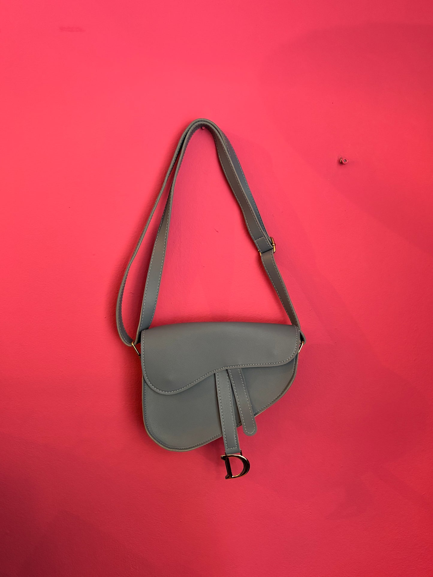 400-147 Blauwe schoudertas