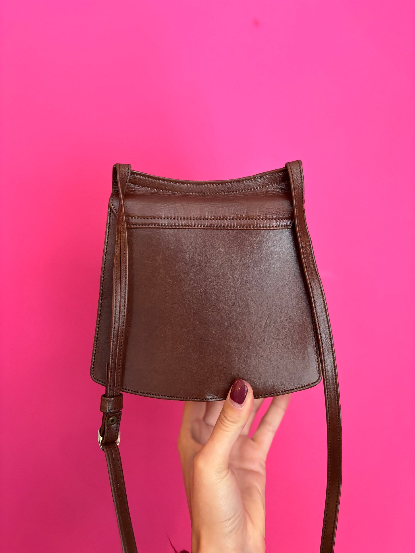 478-5 Choco tas leder