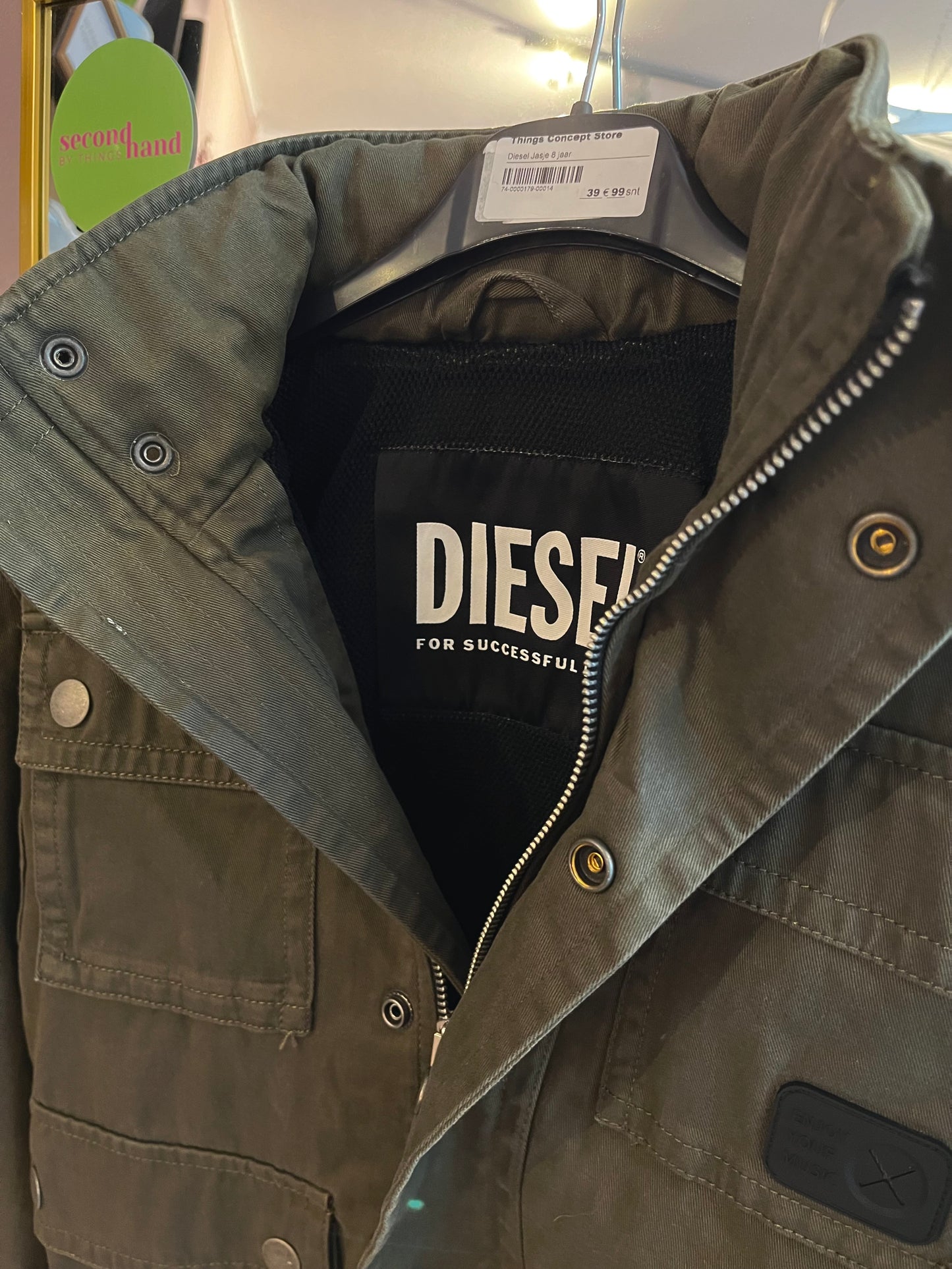 179-30 Veste enfant Diesel 8 ans