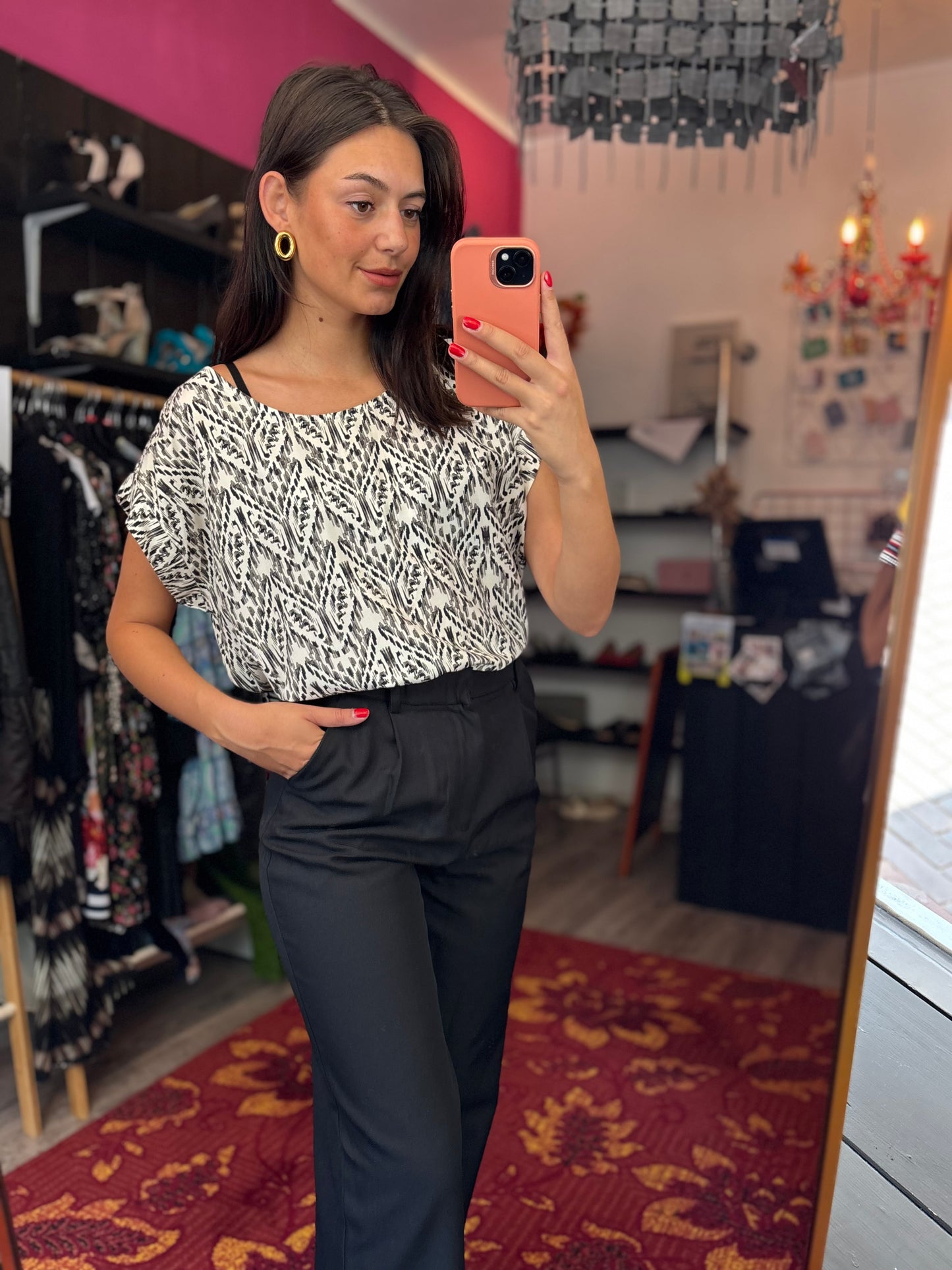 452-30 Enjoy blouse maat XXL