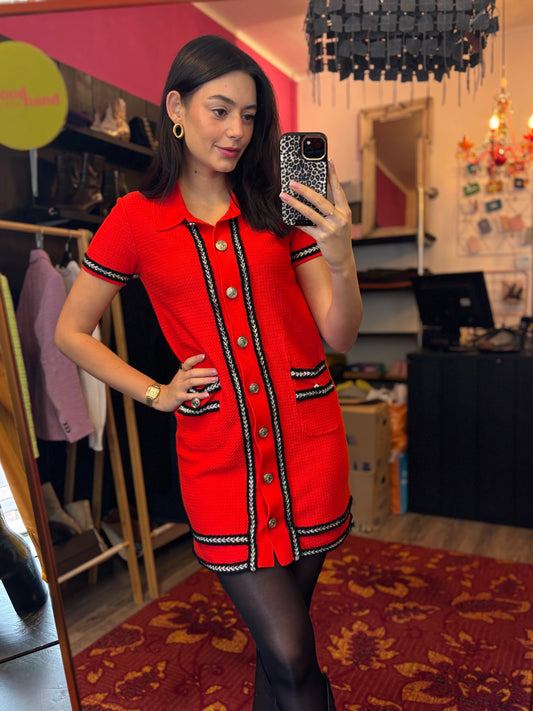 431-32 Pinko football polo jurk maat S