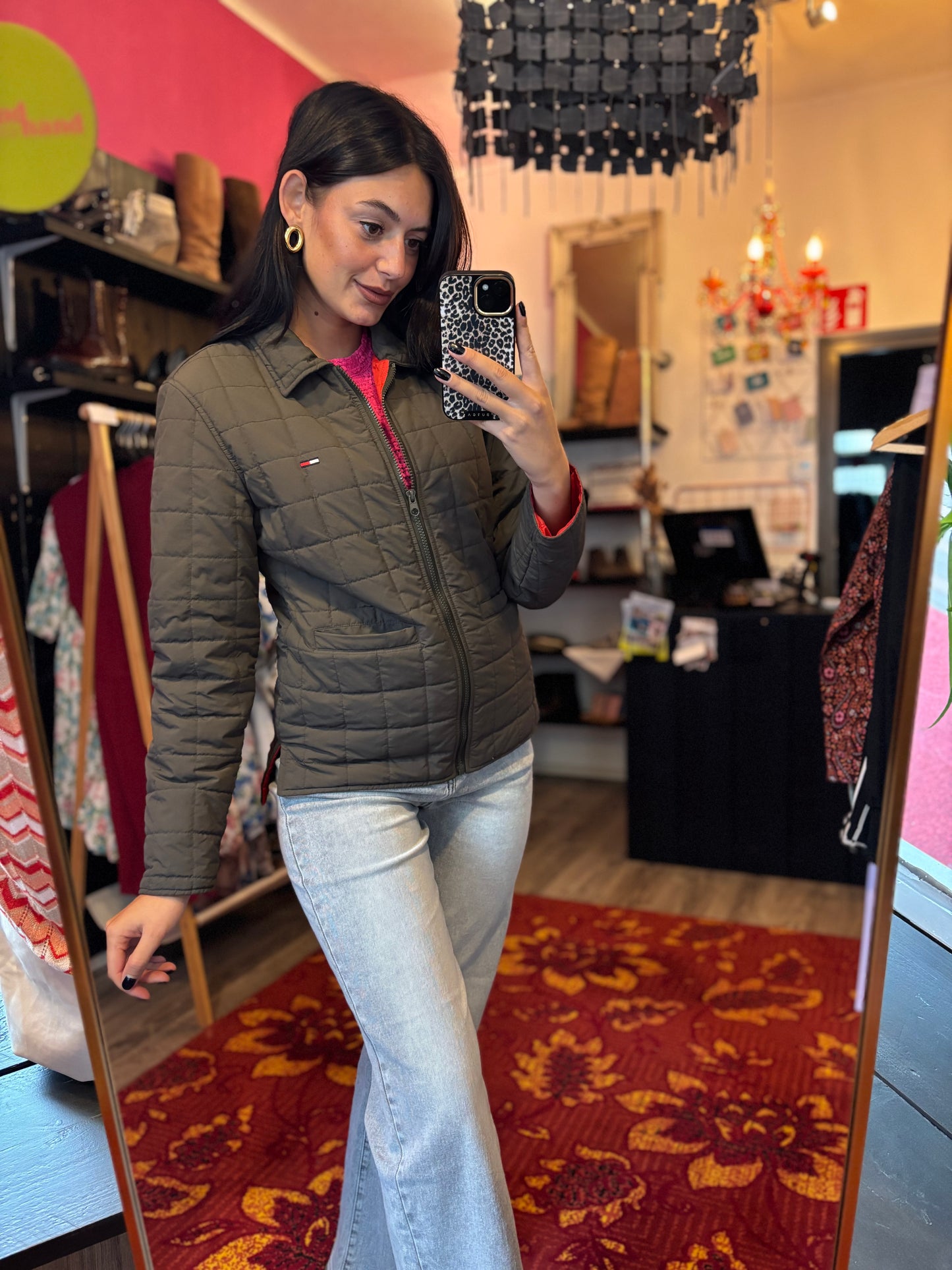 411- Tommy Hilfiger jas gewatteerd maat M