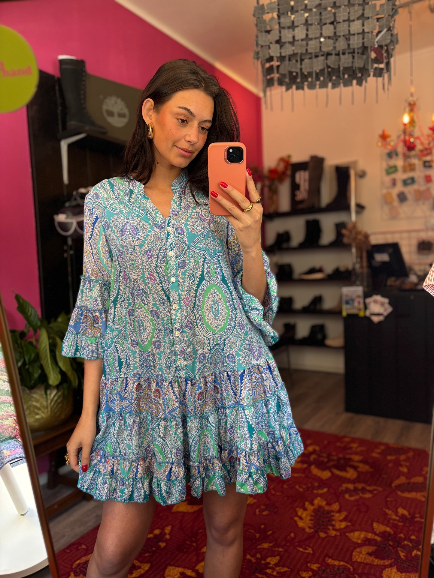 291-94 Jurk print maat S