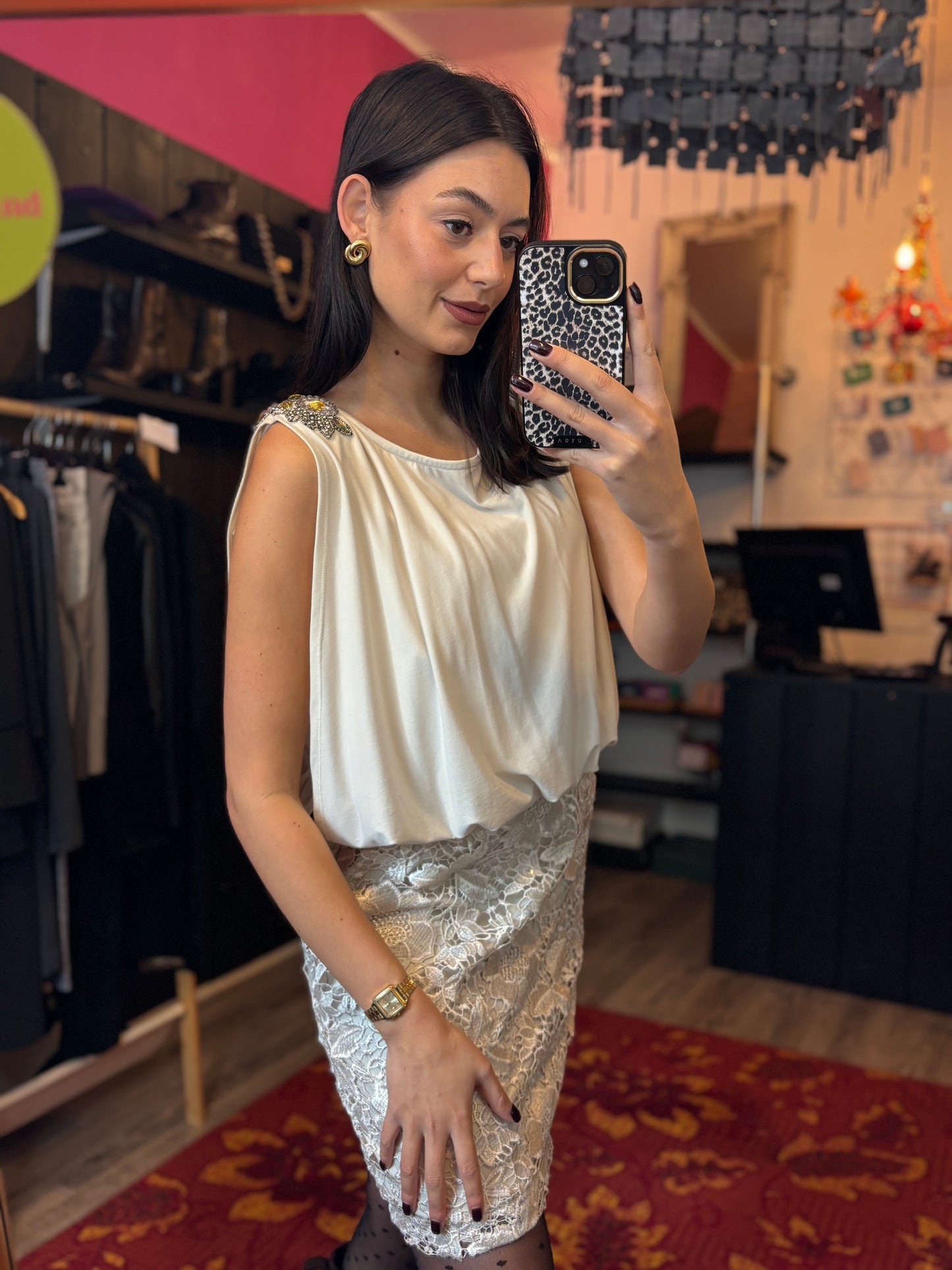 400-137 Frank Lyman jurk maat 44