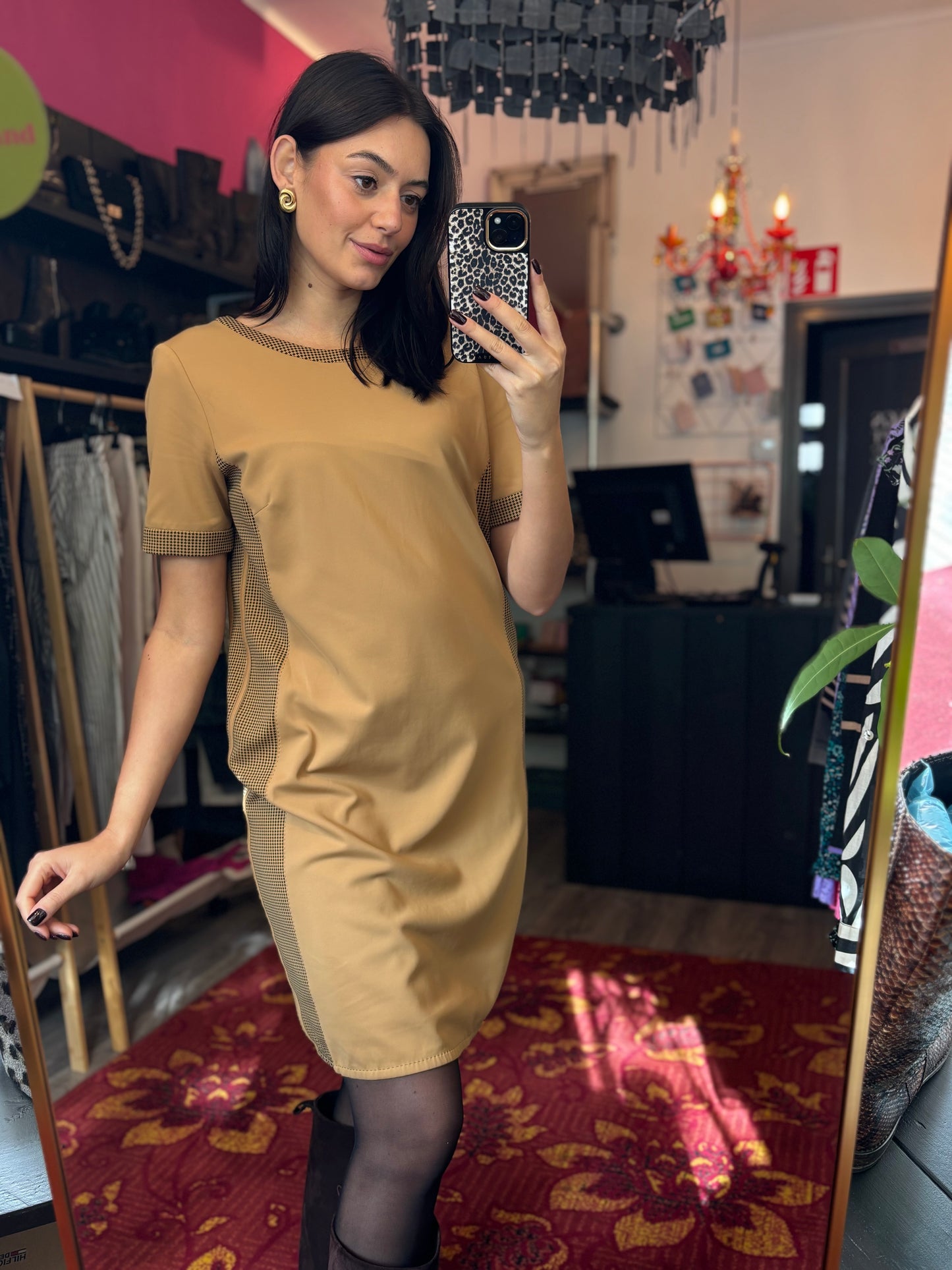 427-16 Marc Cain jurk italian fabric maat N3