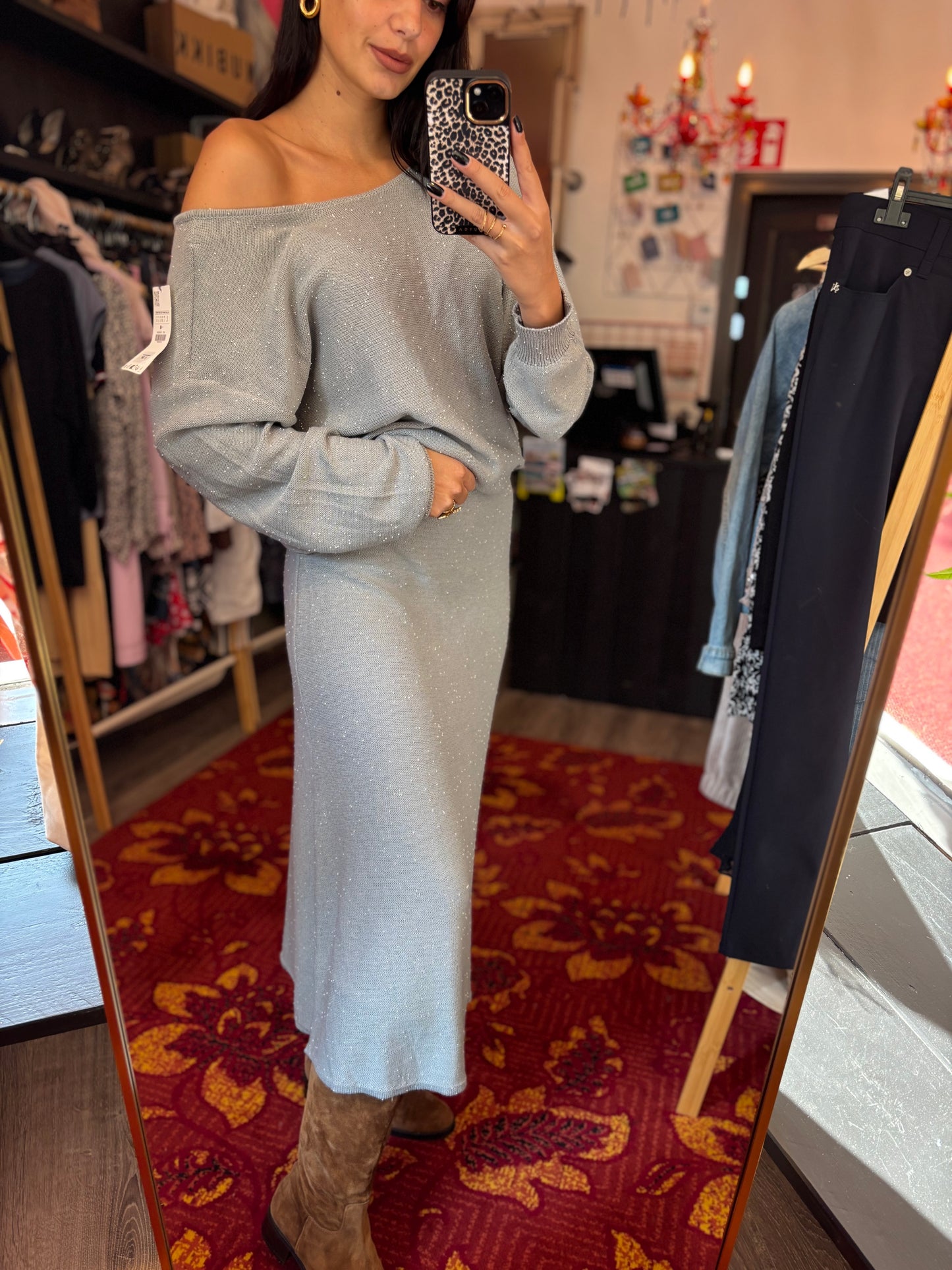 186-140 Zara set nieuw maat L