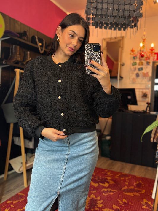 484-4 Aaiko jasje silvie tweed maat L