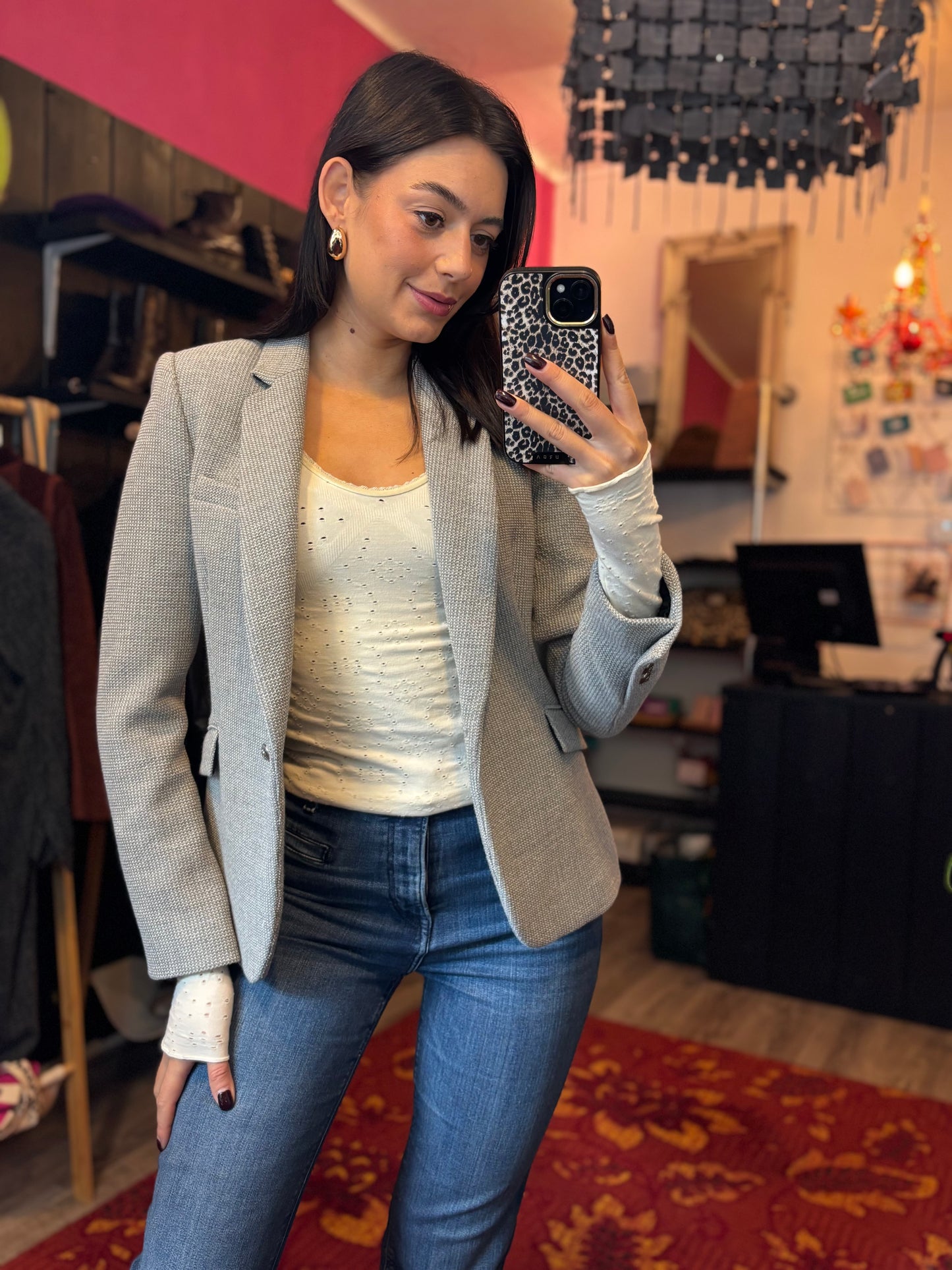 480-6 Zara blazer maat M