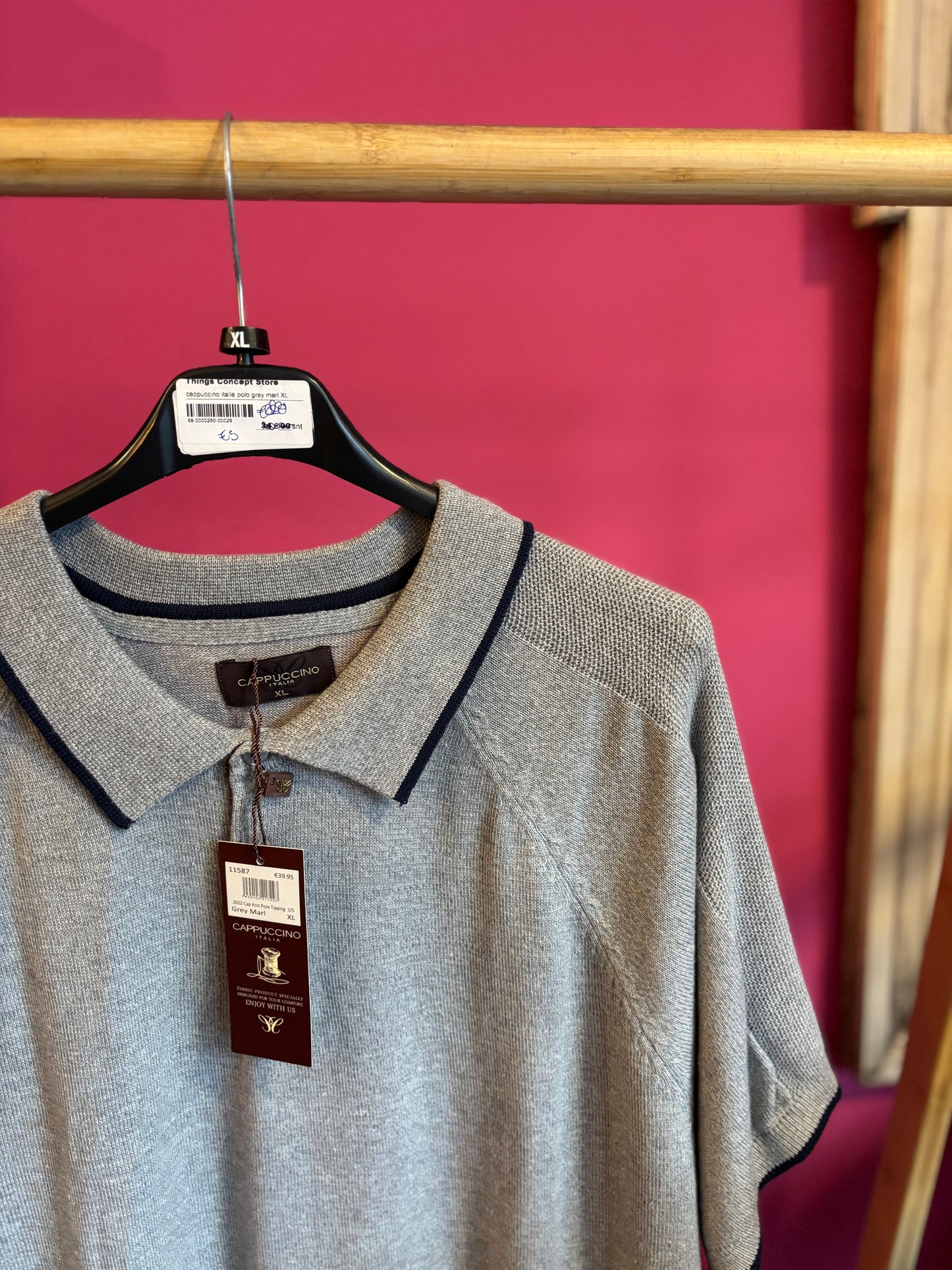 260-29 Polo cappuccino gris