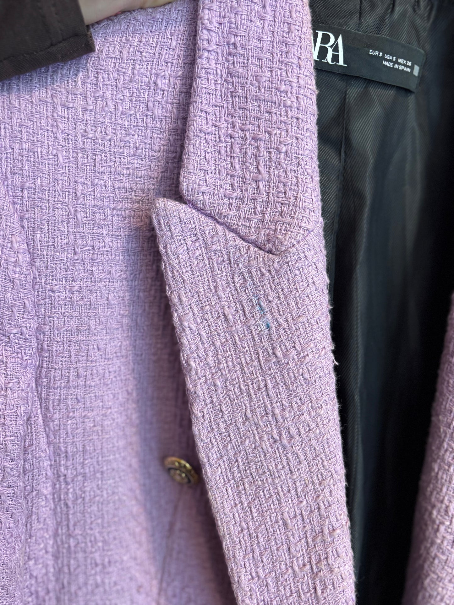 431-31 Zara tweed jasje maat S