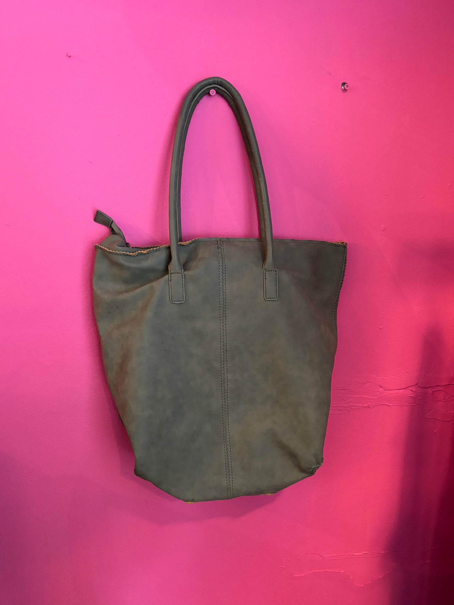 176-140 Groene taupe tas